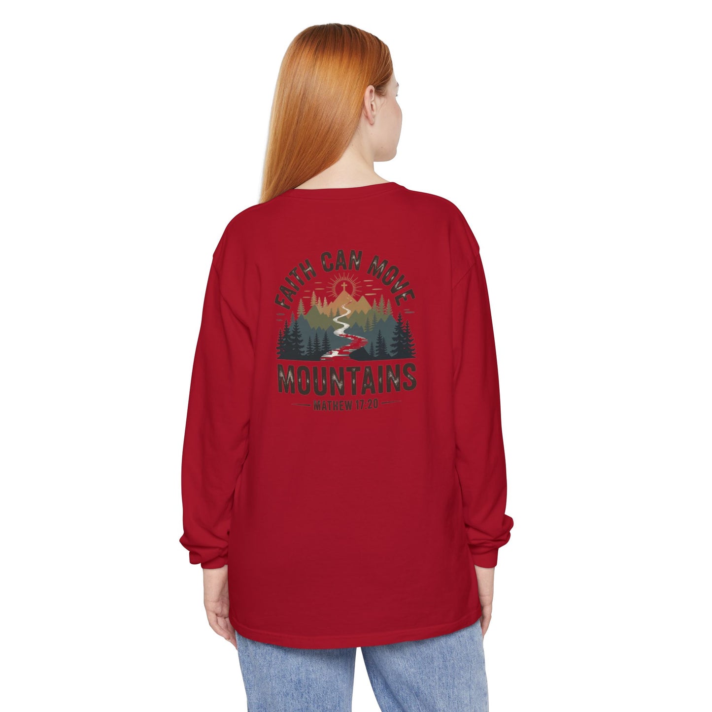 Faith Can Move Mountains Tee - Comfort Colors