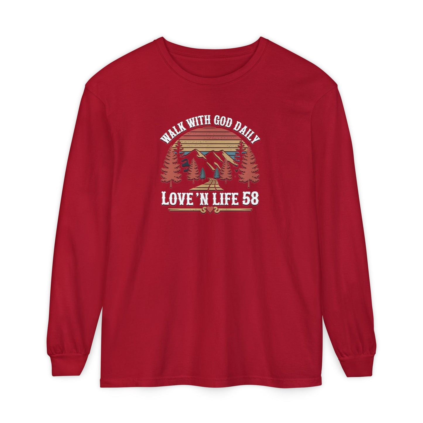Walk With God Long Sleeve - Comfort Colors