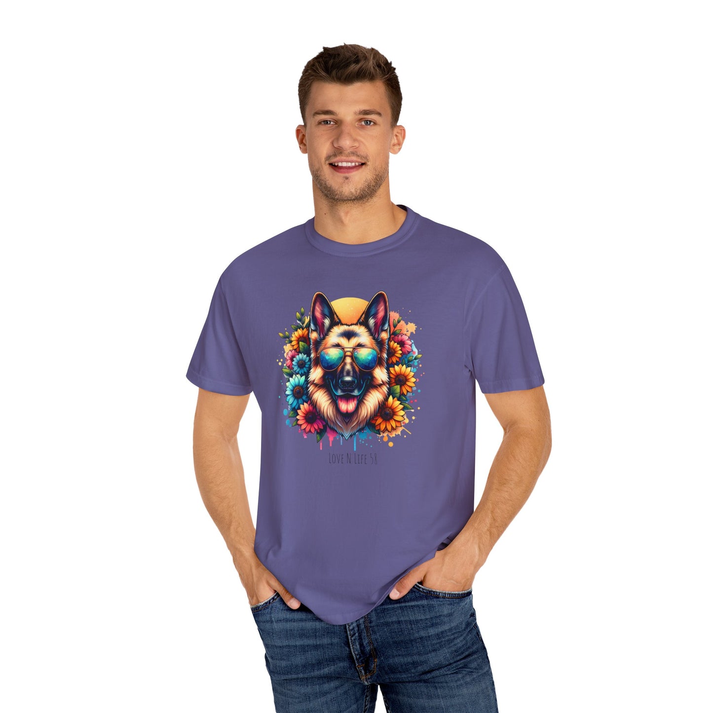 Love n' Life German Shepard Tee - Comfort Colors