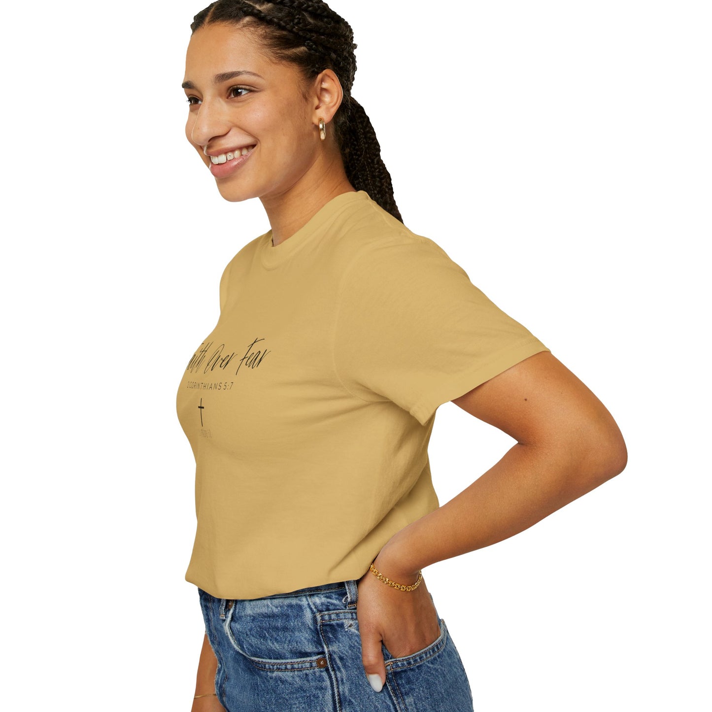 Faith Over Fear Tee - Comfort Colors