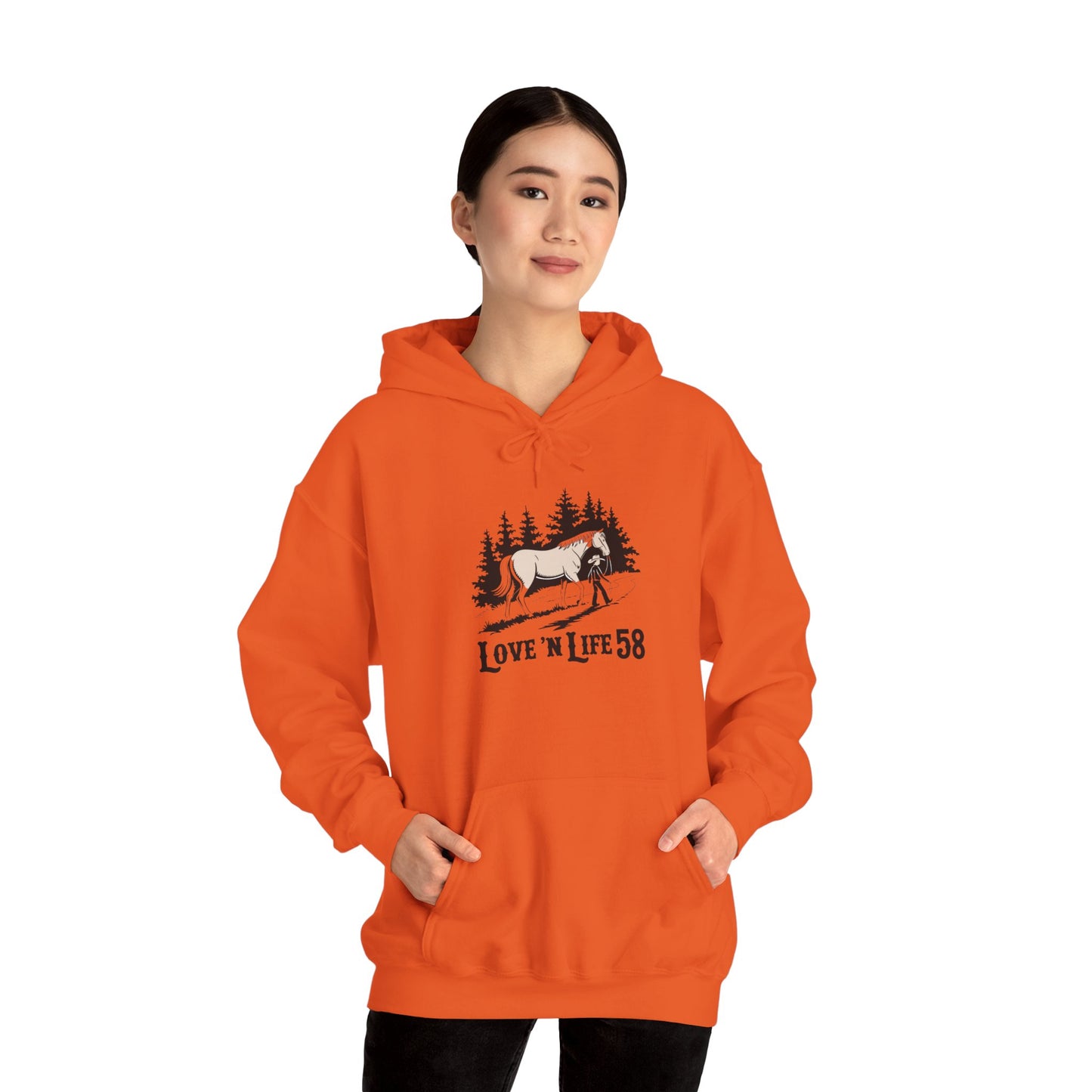 LoveNLife58 Horse and Rider - Hoodie