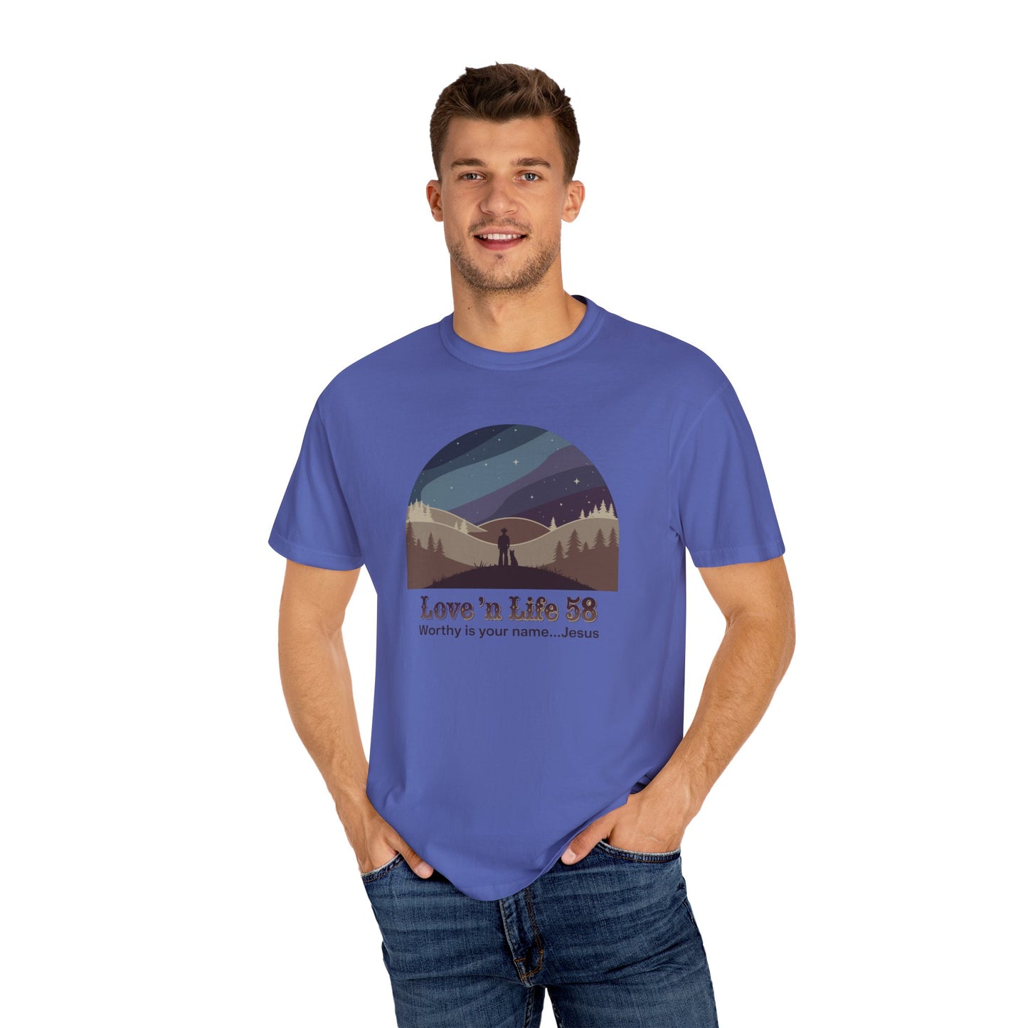 Worthy Is Your Name Jesus Tee - Comfort Colors