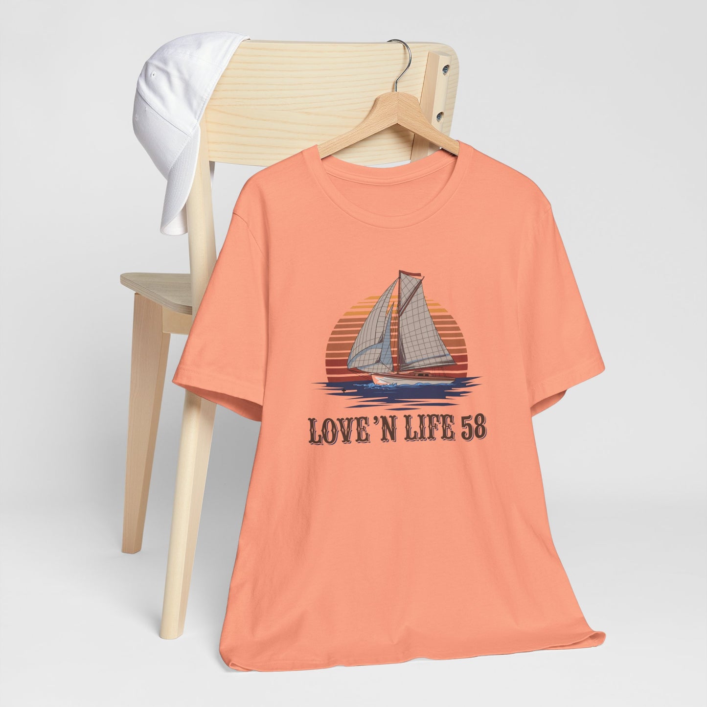Vintage Sailing - LoveNLife58 Tee - Bella Canvas 3001