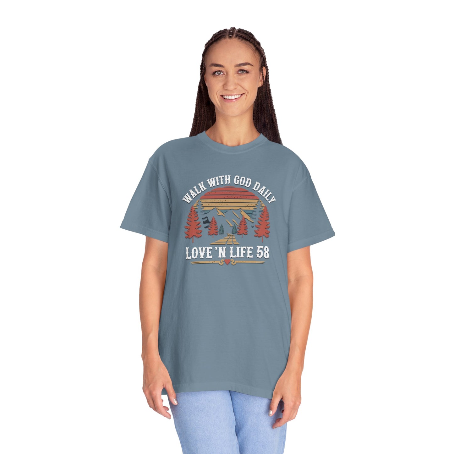 Walk With God Daily Tee - Comfort Colors