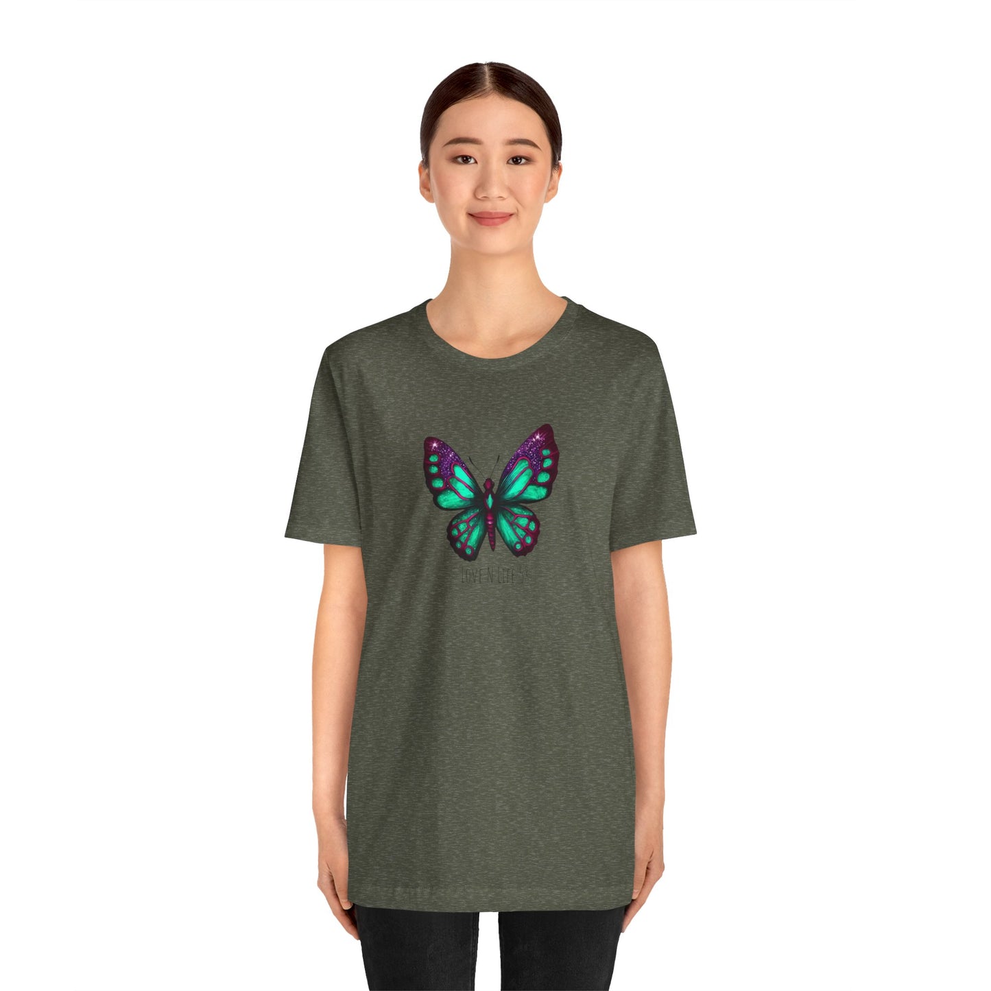 Butterfly Love Tee - Bella Canvas