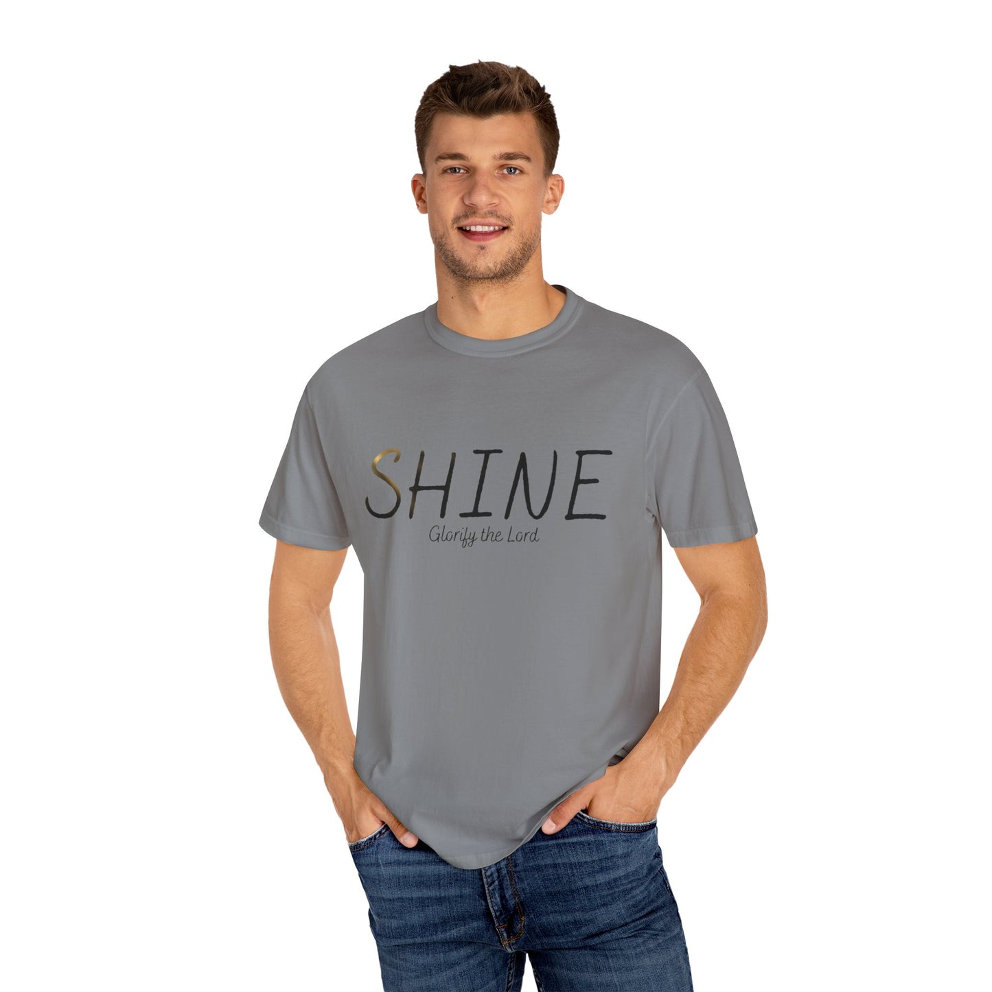 “Shine” Glorify the Lord Tee - Comfort Colors
