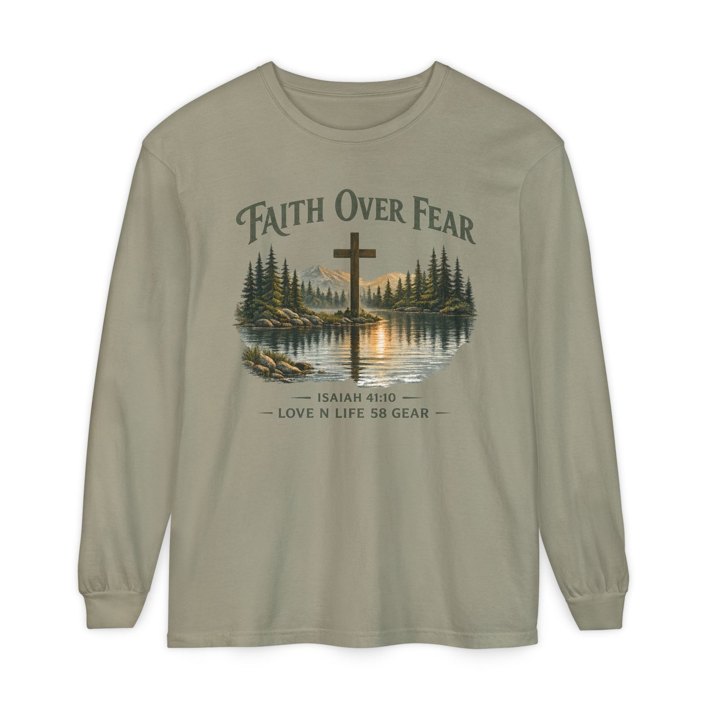 Faith Over Fear Long Sleeve Tee