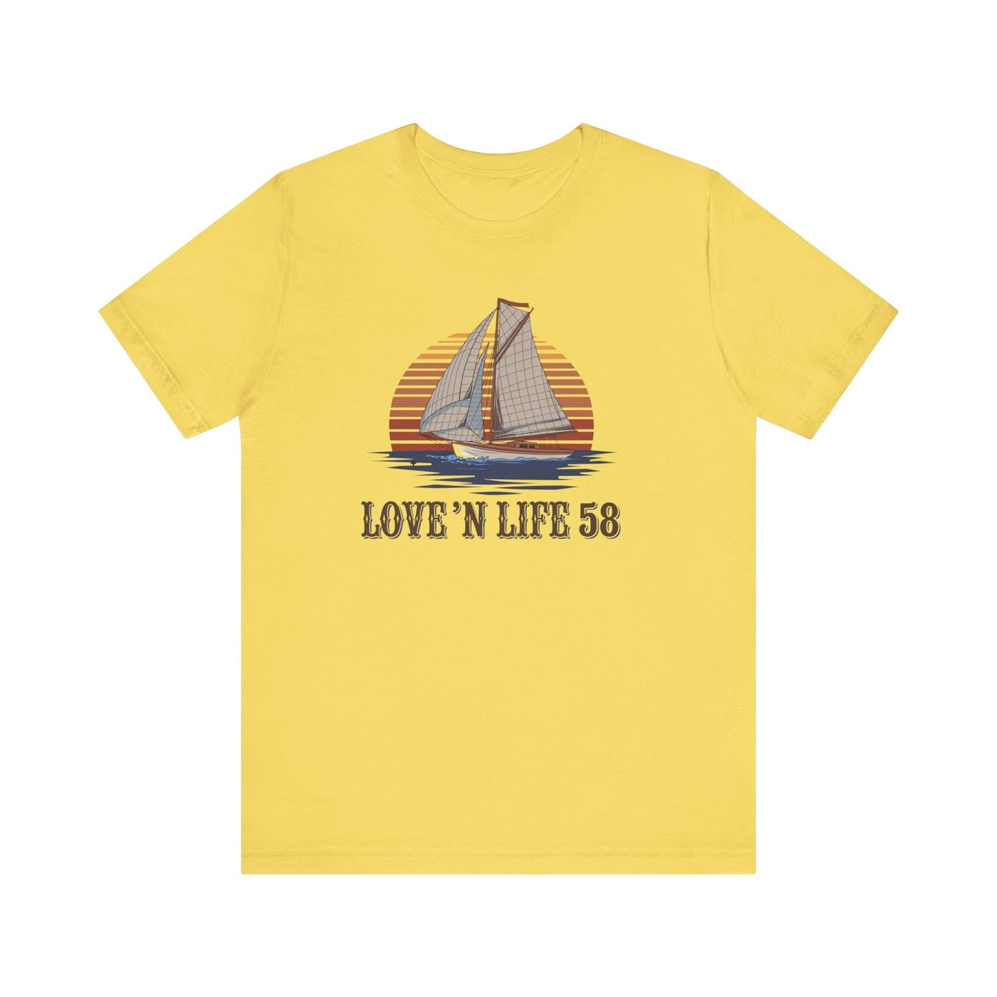 Vintage Sailing - LoveNLife58 Tee - Bella Canvas 3001