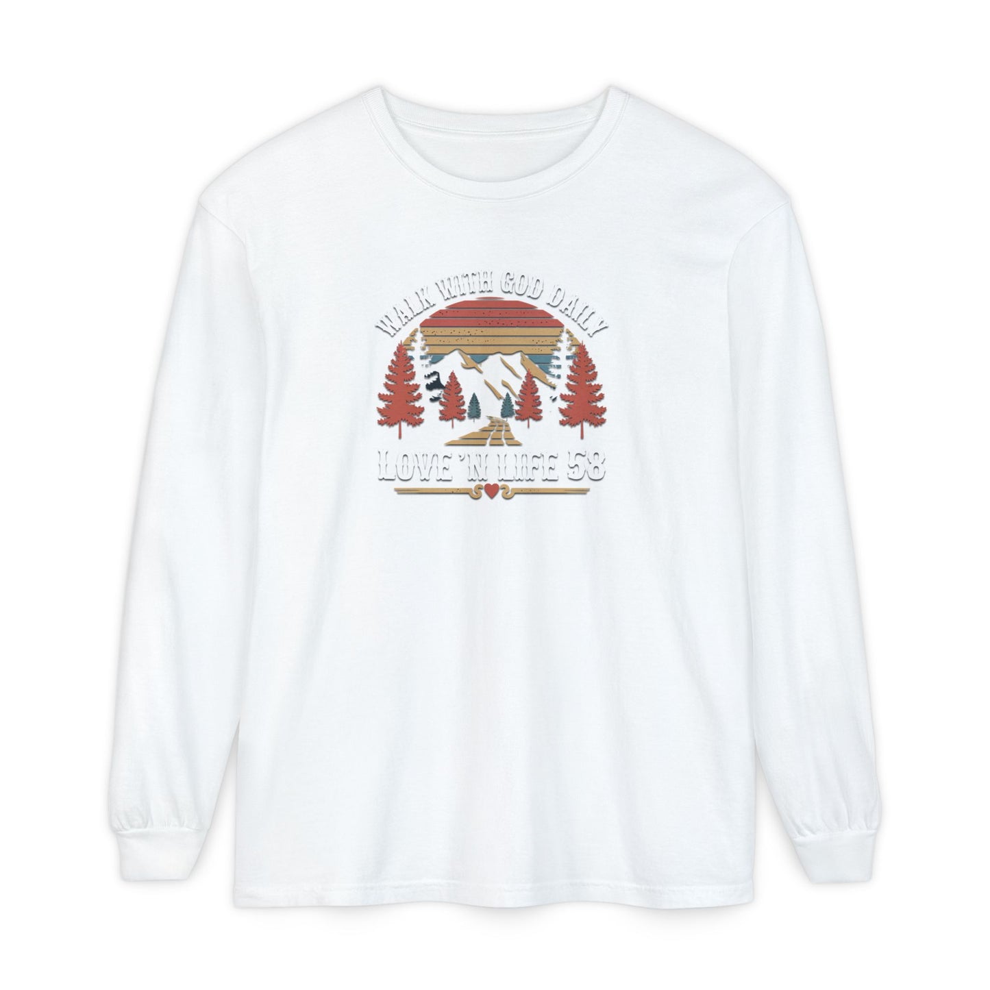 Walk With God Long Sleeve - Comfort Colors