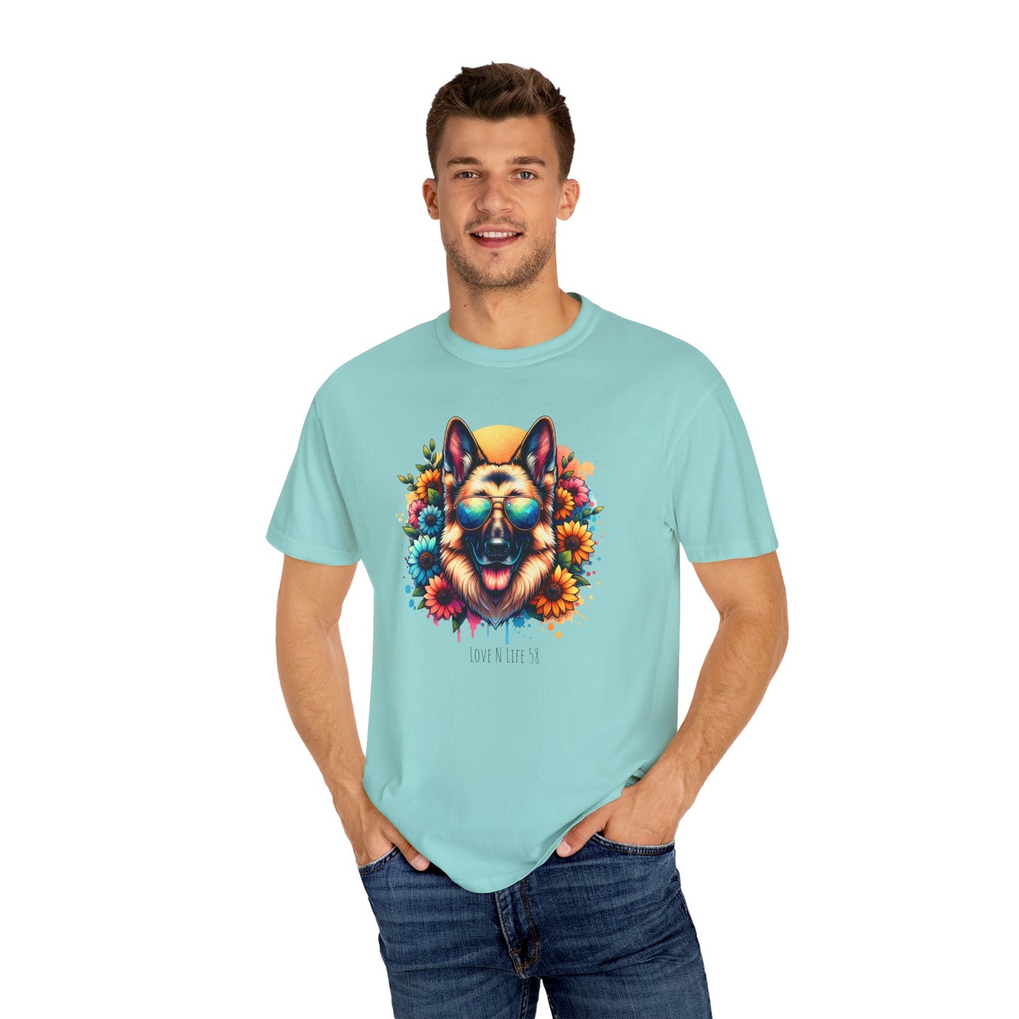 Love n' Life German Shepard Tee - Comfort Colors