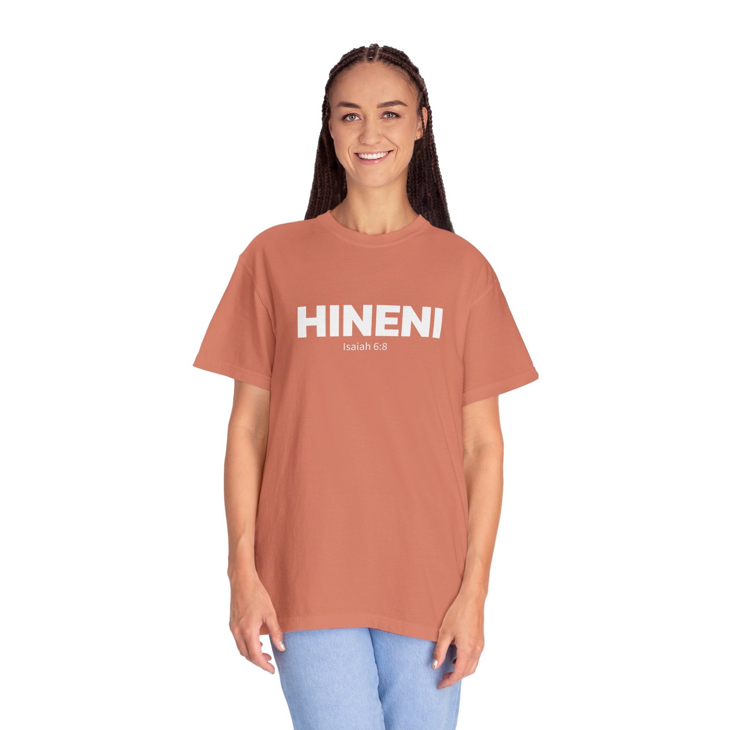HINENI Isaiah 6:8 Tee - Comfort Colors