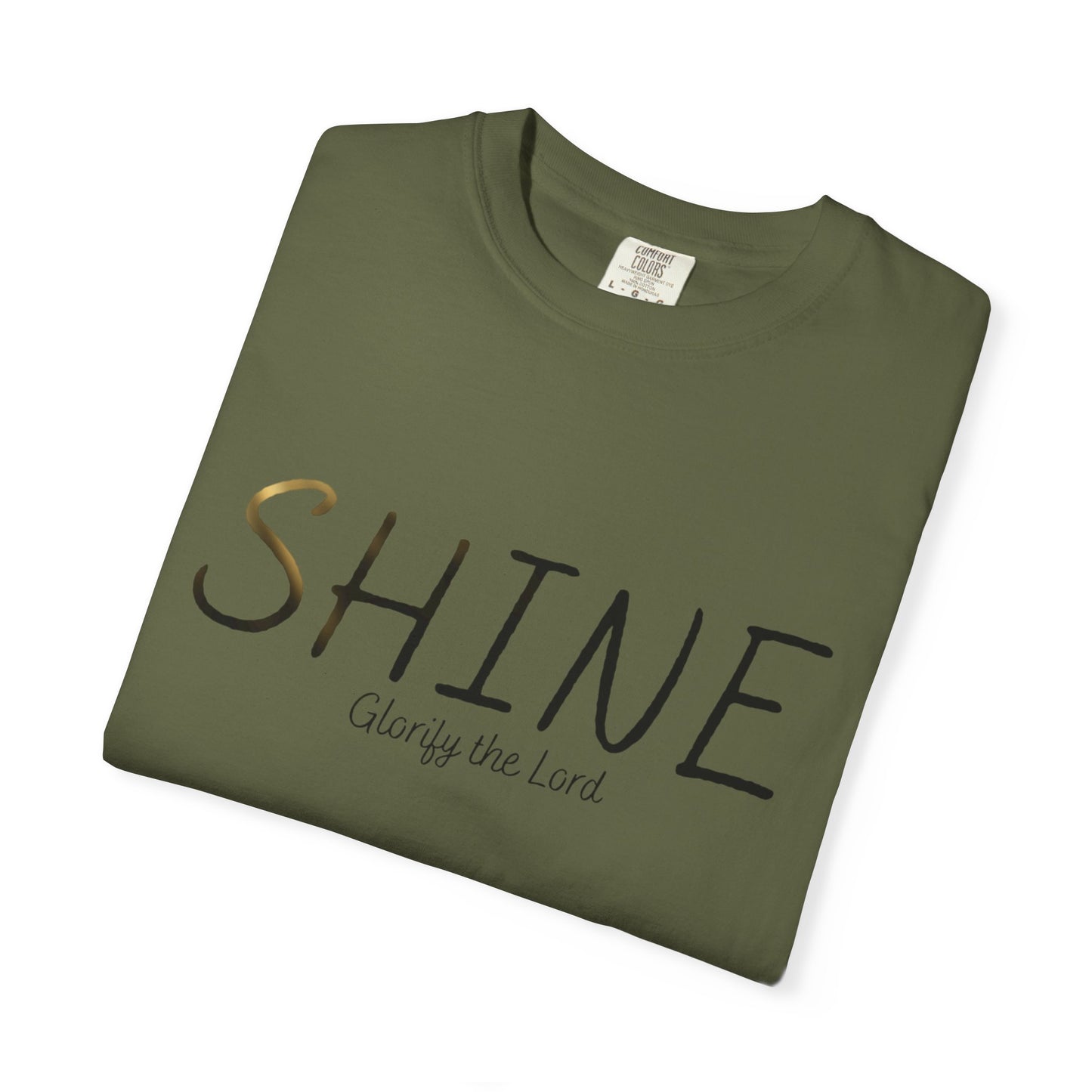 “Shine” Glorify the Lord Tee - Comfort Colors