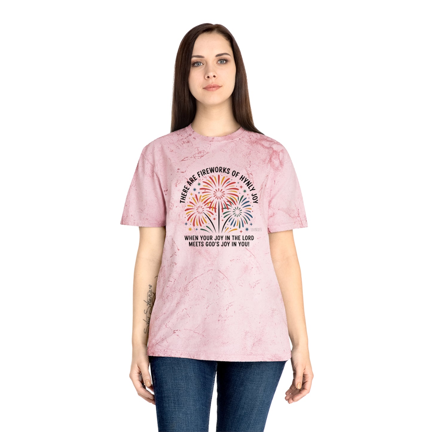 Joyful Fireworks Tee - Comfort Colors