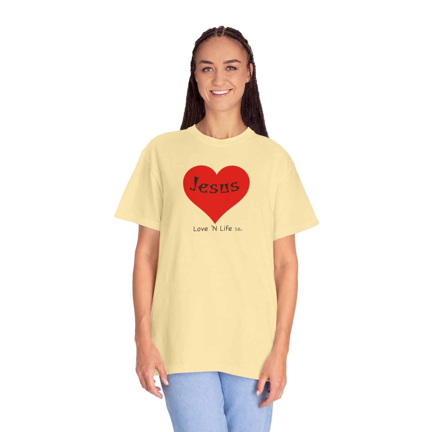 Jesus is Love N Life 58 Tee - Comfort Colors