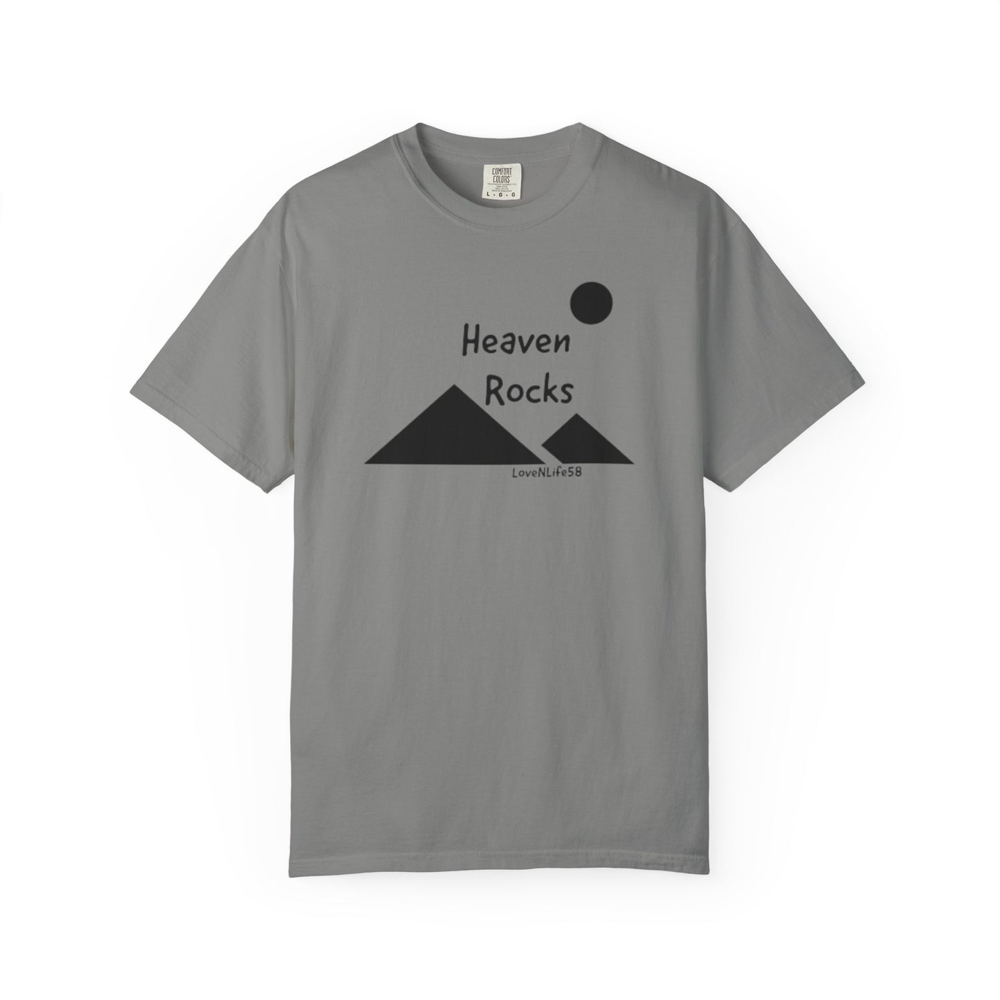 Heaven Rocks Tee- Comfort Colors