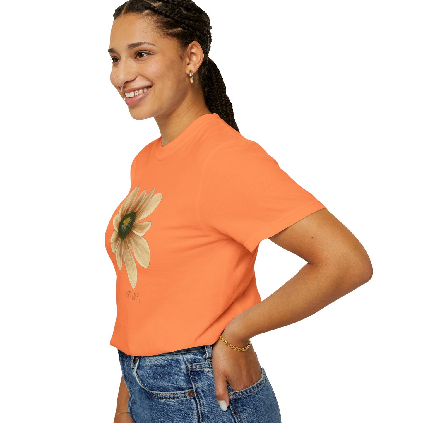 LoveNlife58 Flower Tee - Comfort Colors