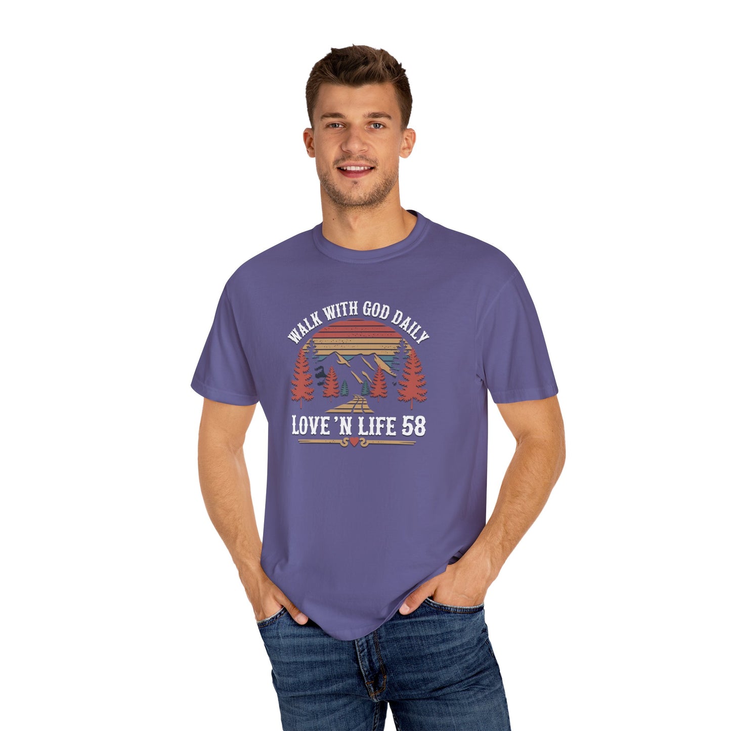 Walk With God Daily Tee - Comfort Colors