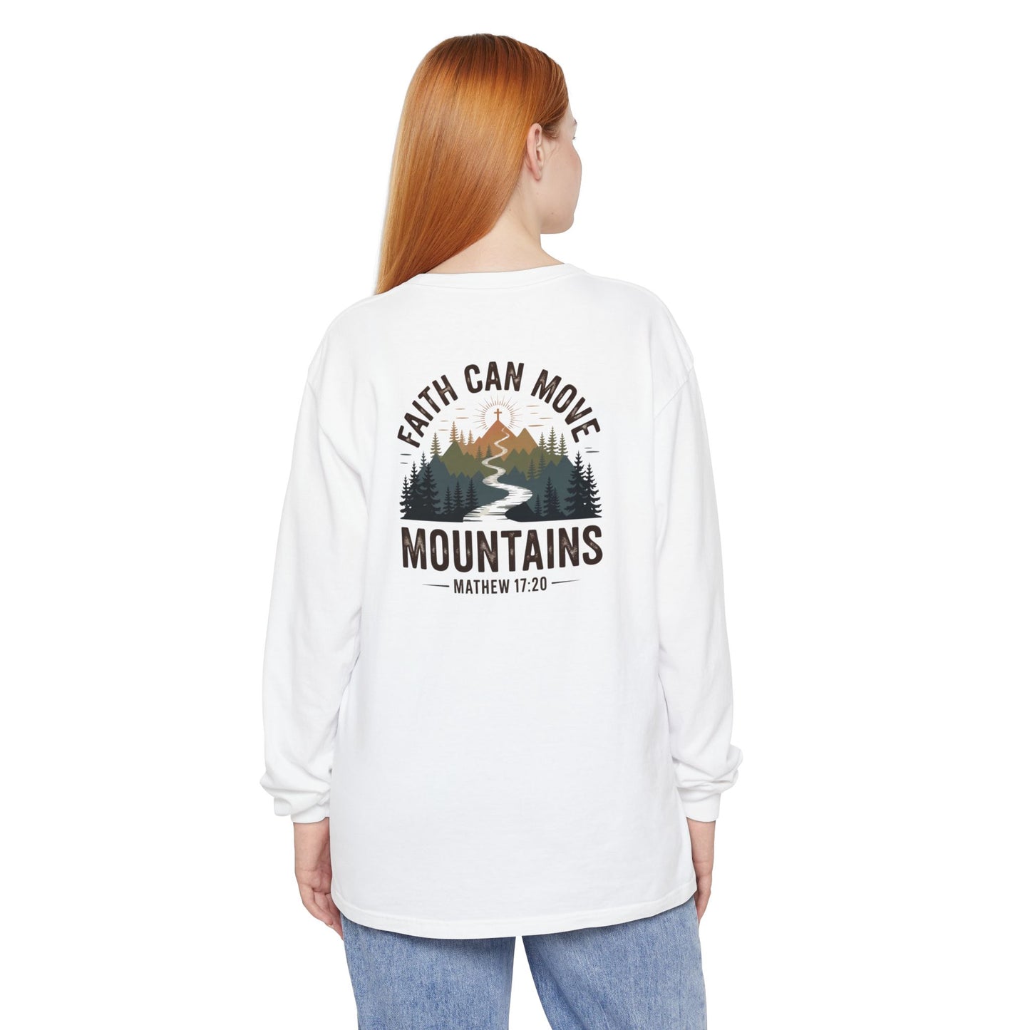 Faith Can Move Mountains Tee - Comfort Colors