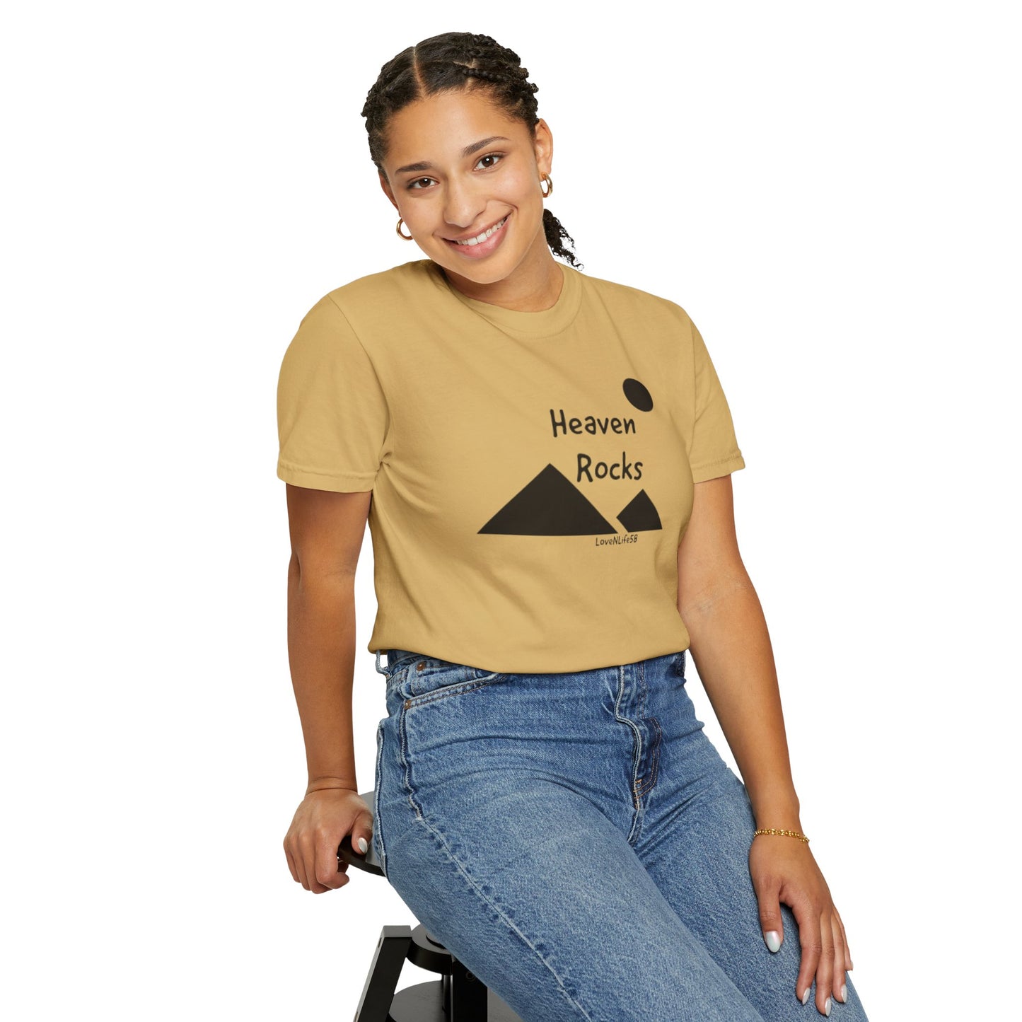 Heaven Rocks Tee- Comfort Colors