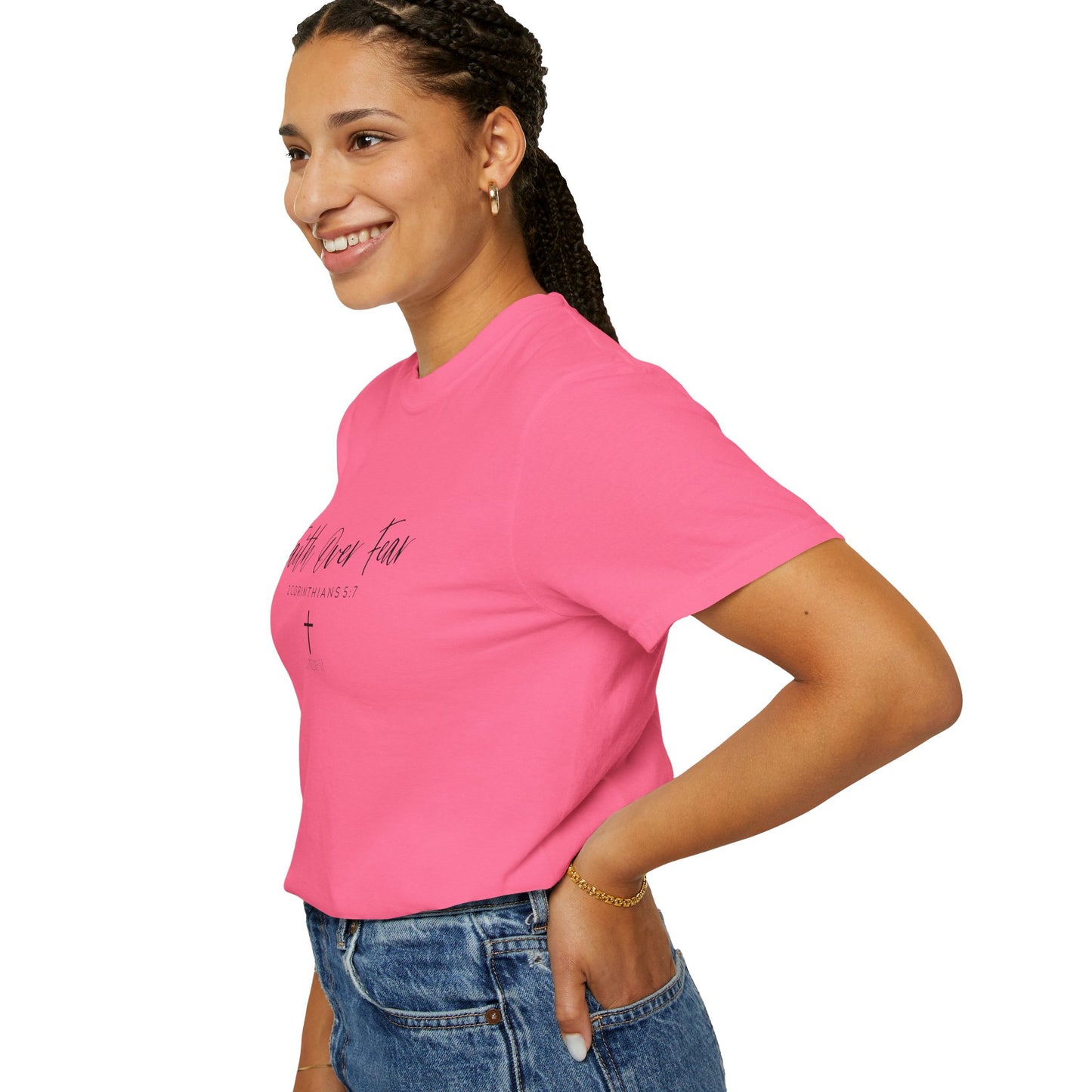 Faith Over Fear Tee - Comfort Colors
