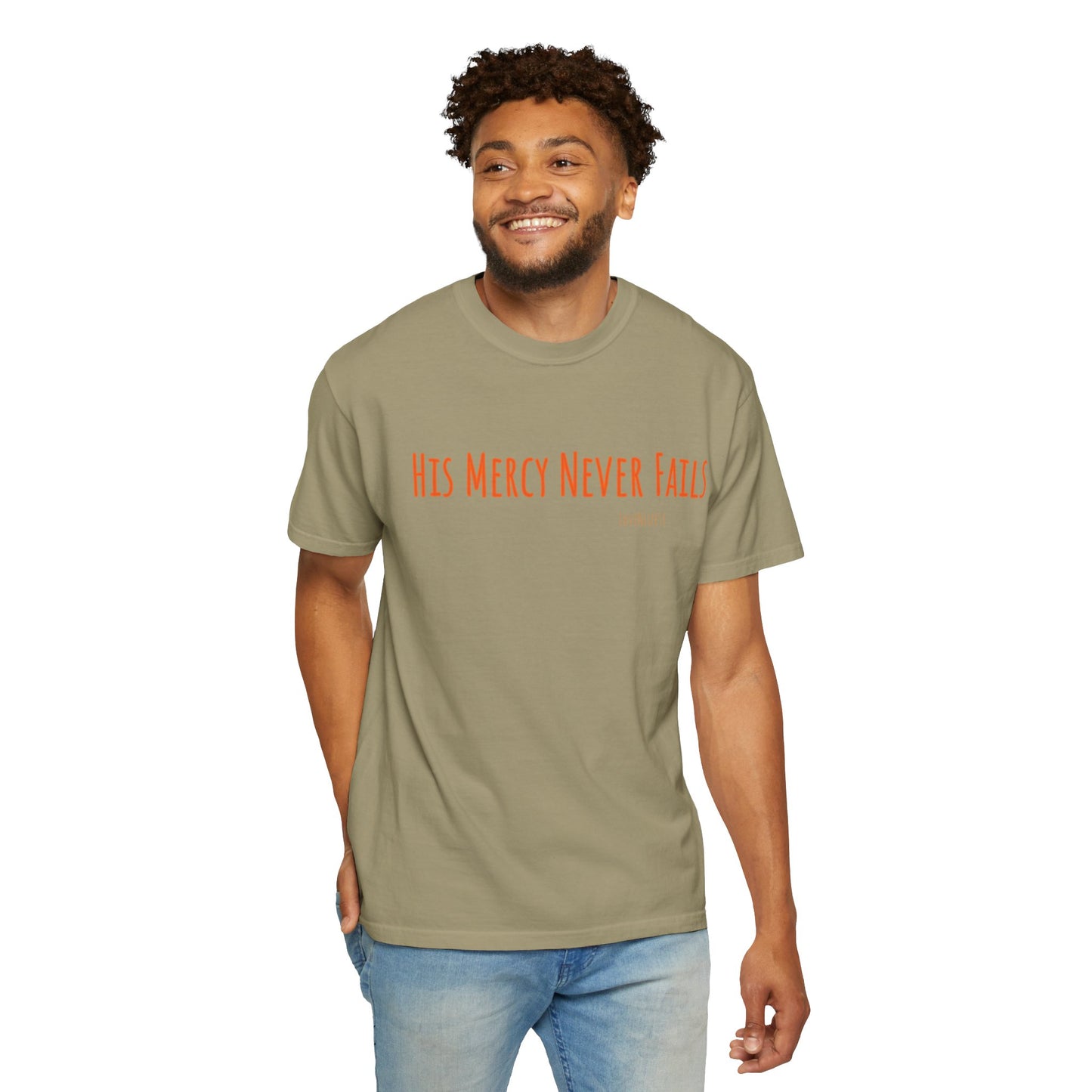 His Mercy Never Fails - Comfort Colors