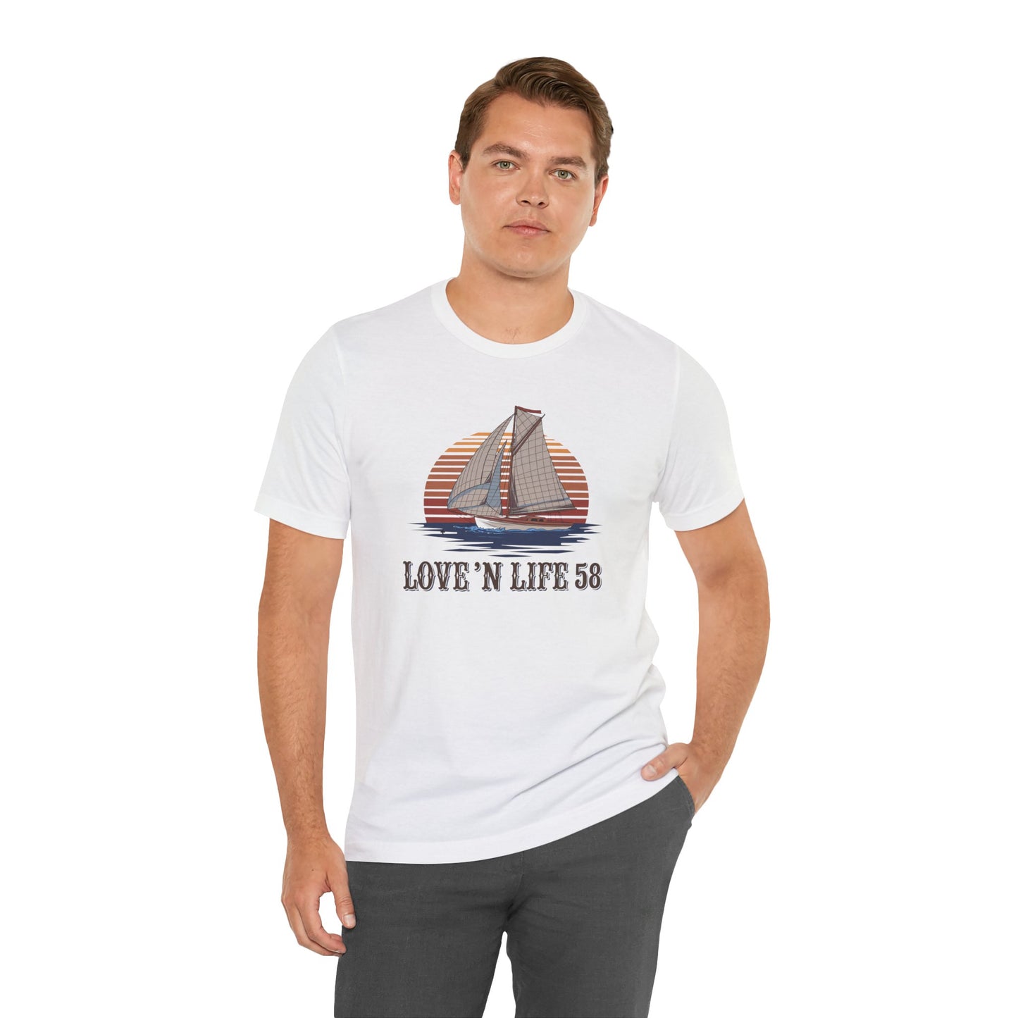 Vintage Sailing - LoveNLife58 Tee - Bella Canvas 3001