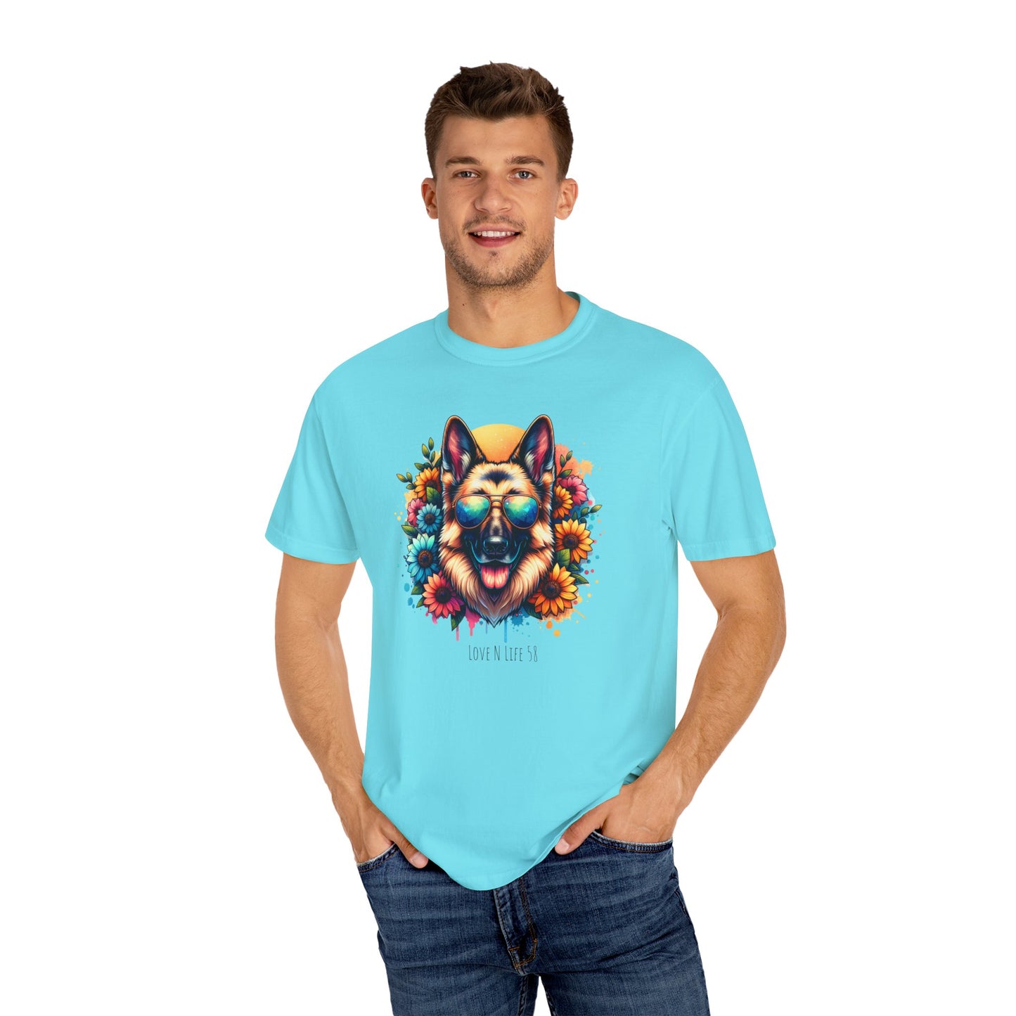 Love n' Life German Shepard Tee - Comfort Colors