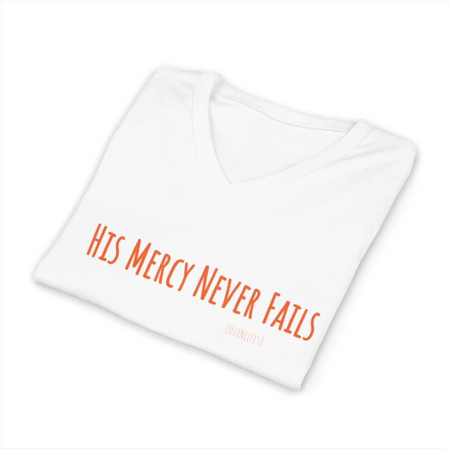 His Mercy Never Fails - V-Neck