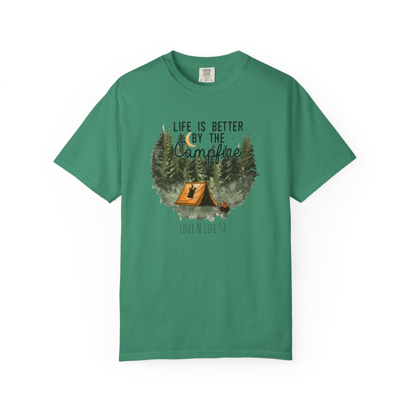 Life is Better by the Campfire Tee - Comfort Colors