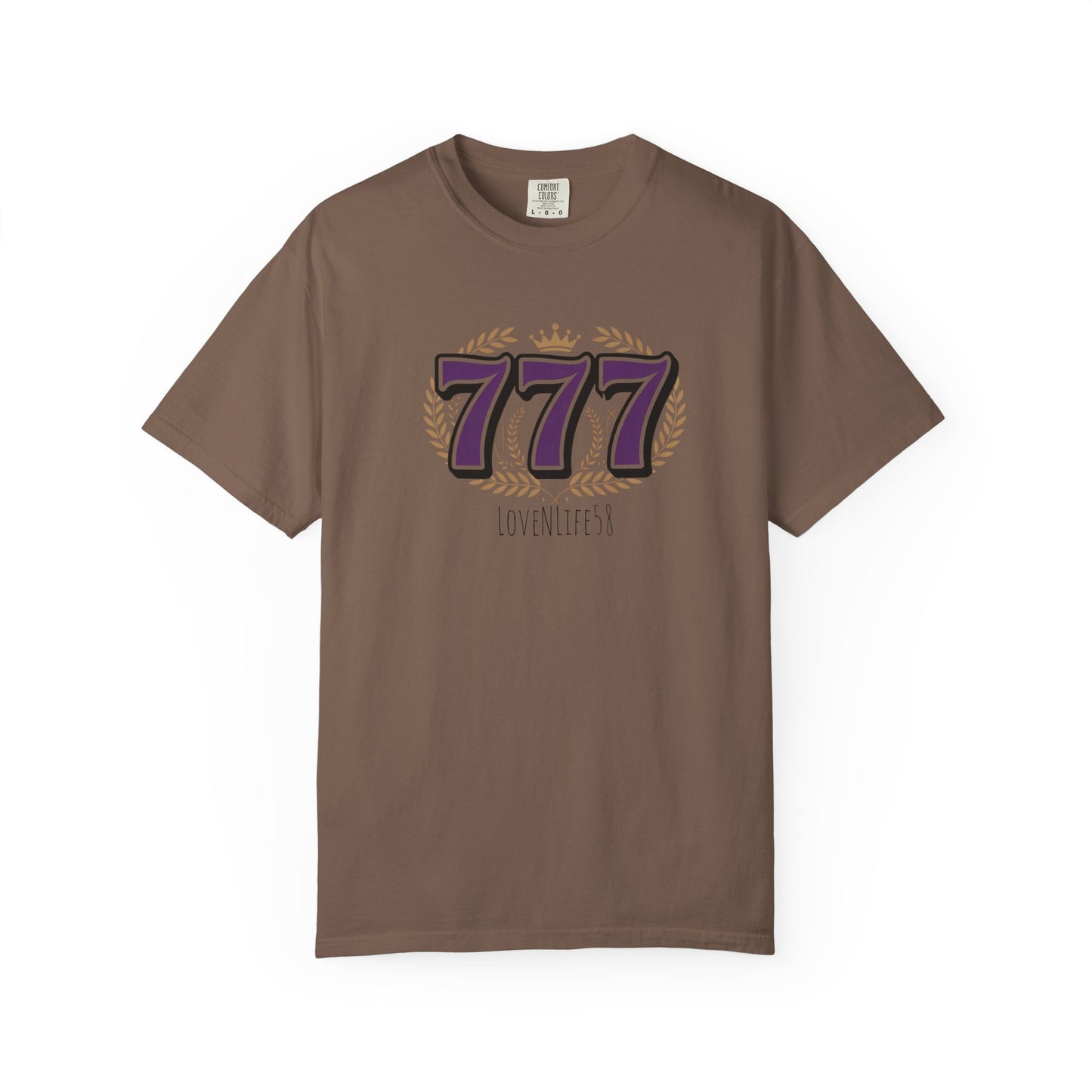 777 Tee - God , Jesus, Holy Spirt , Perfection - Comfort Colors