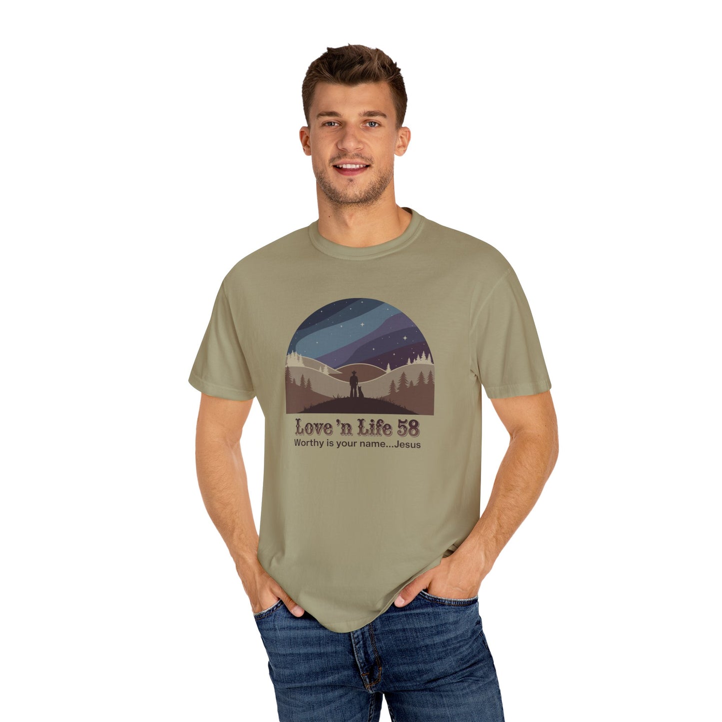 Worthy Is Your Name Jesus Tee - Comfort Colors