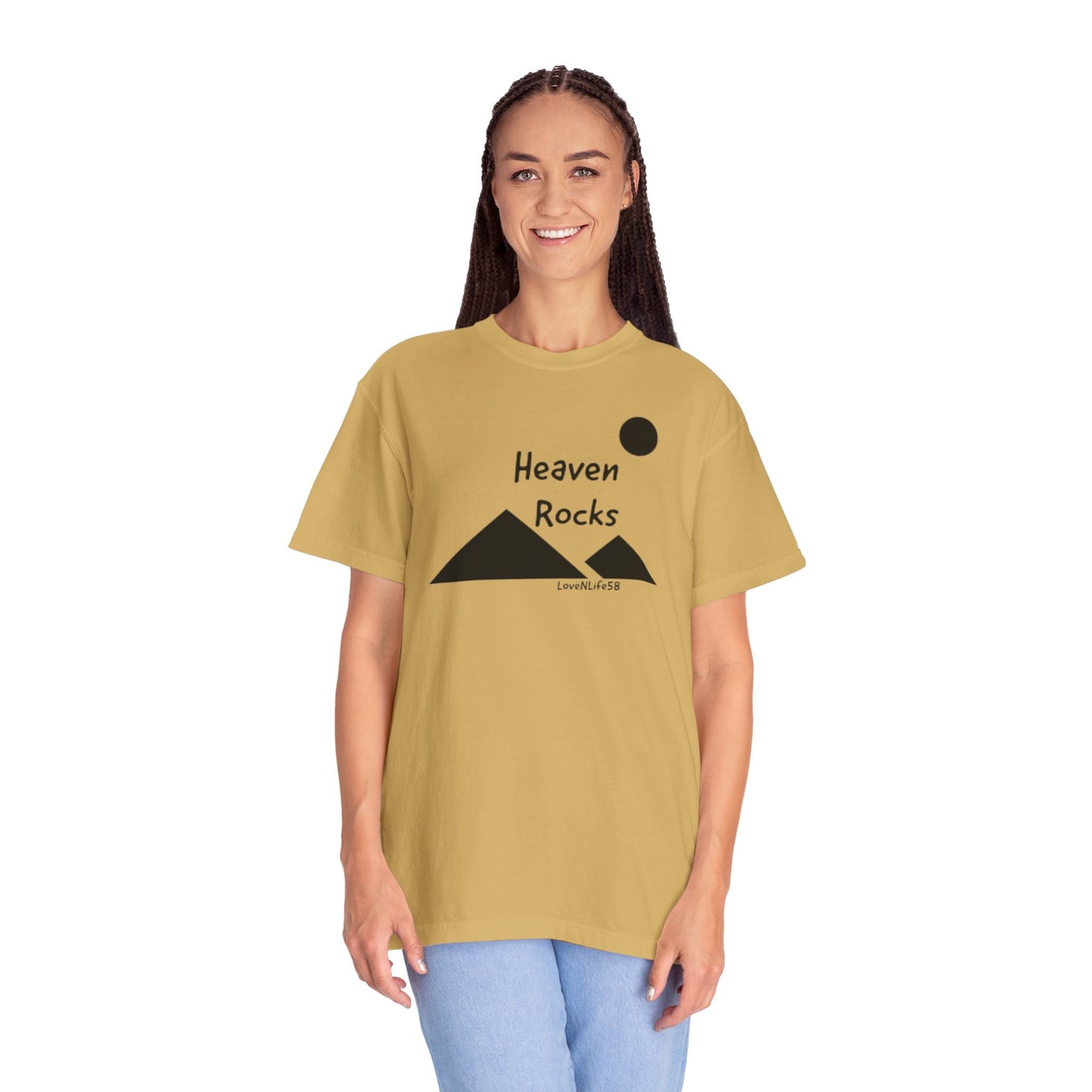 Heaven Rocks Tee- Comfort Colors
