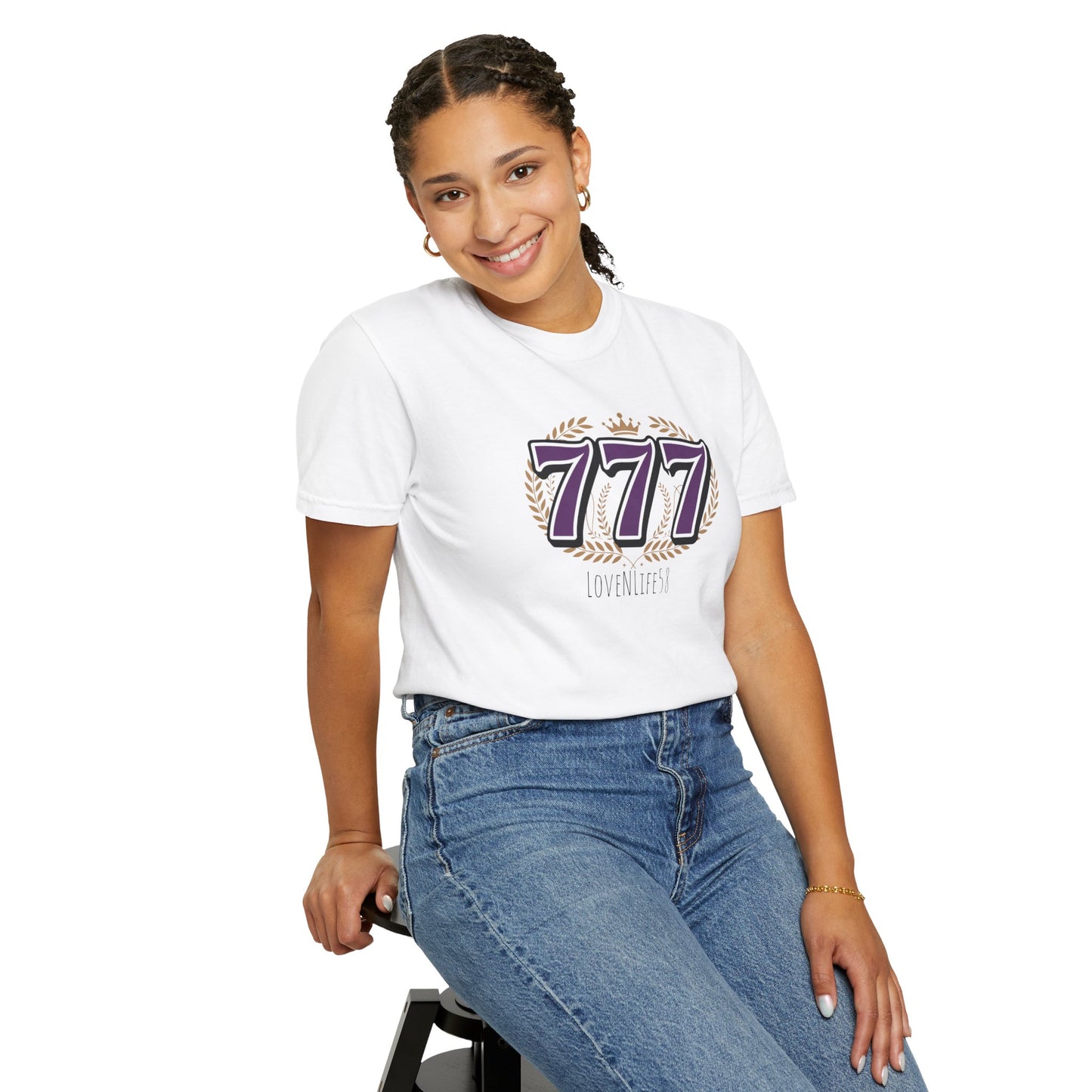 777 Tee - God , Jesus, Holy Spirt , Perfection - Comfort Colors