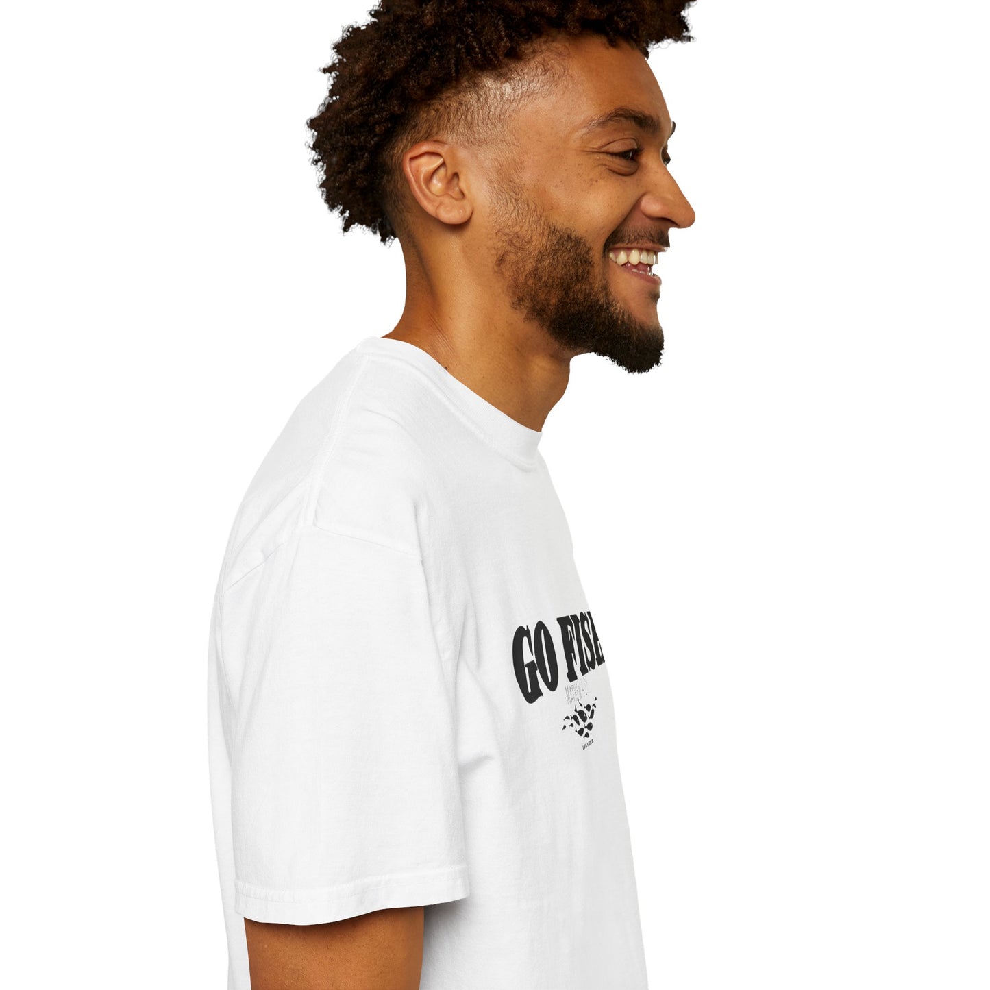 “GO FISH” Mathew 4:19 Tee - Comfort Colors