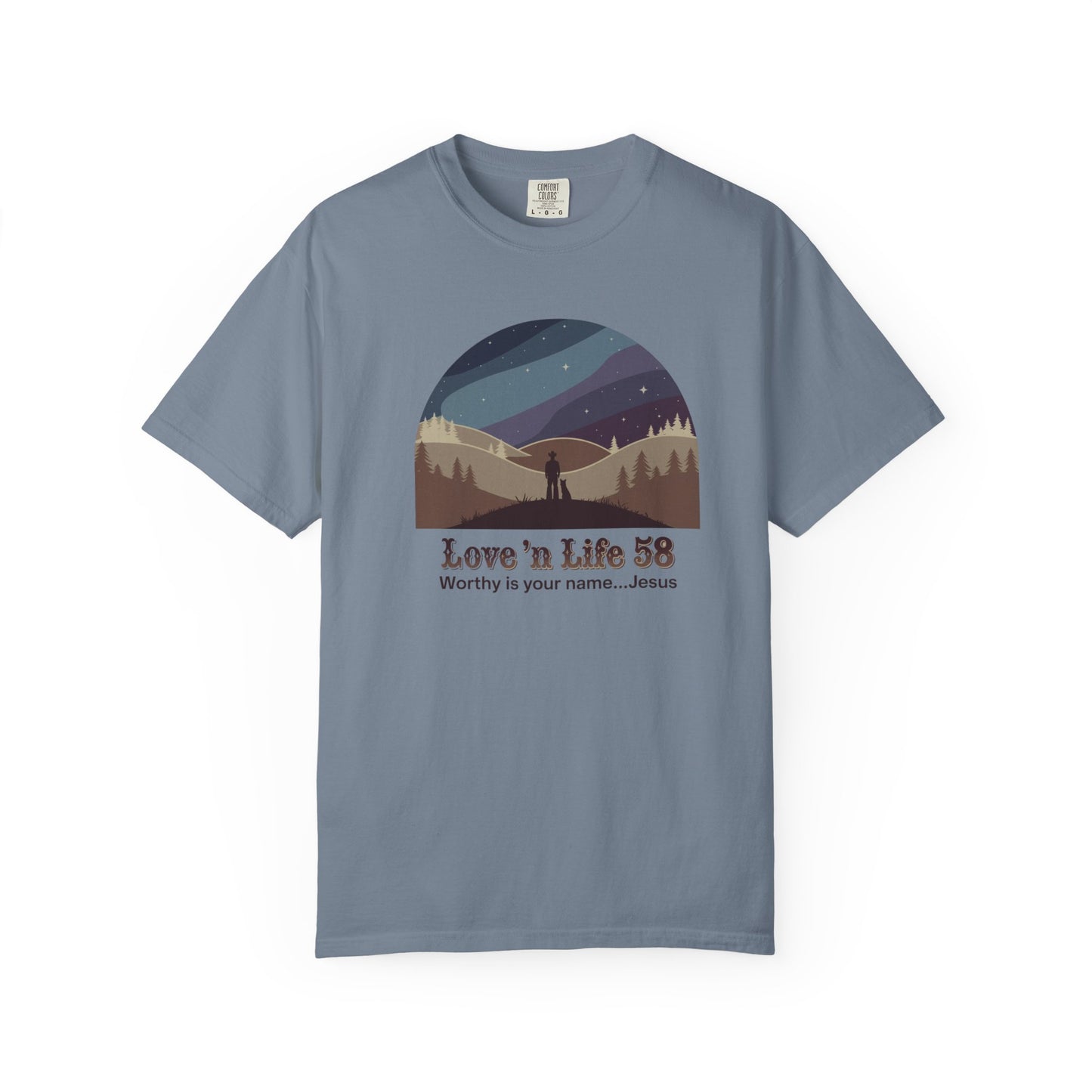 Worthy Is Your Name Jesus Tee - Comfort Colors