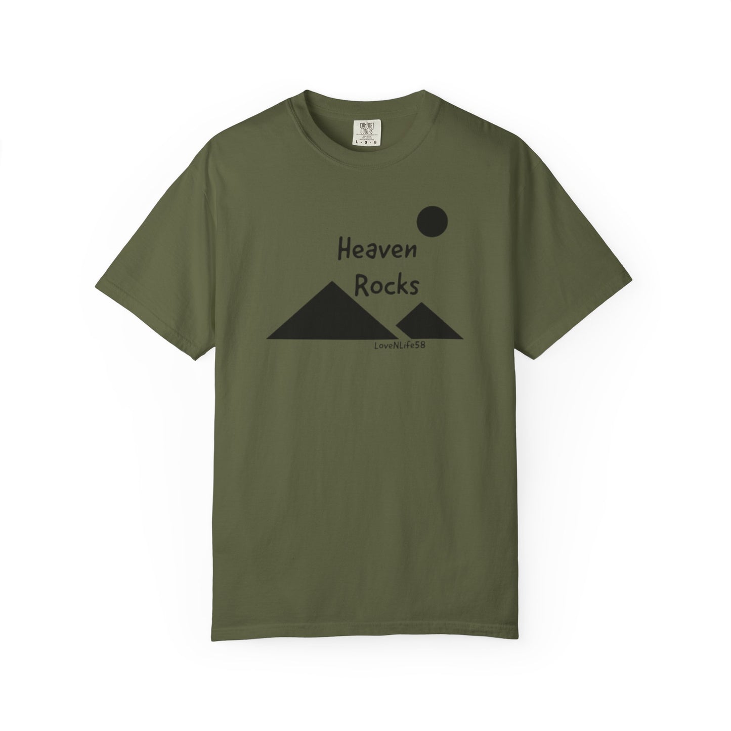 Heaven Rocks Tee- Comfort Colors
