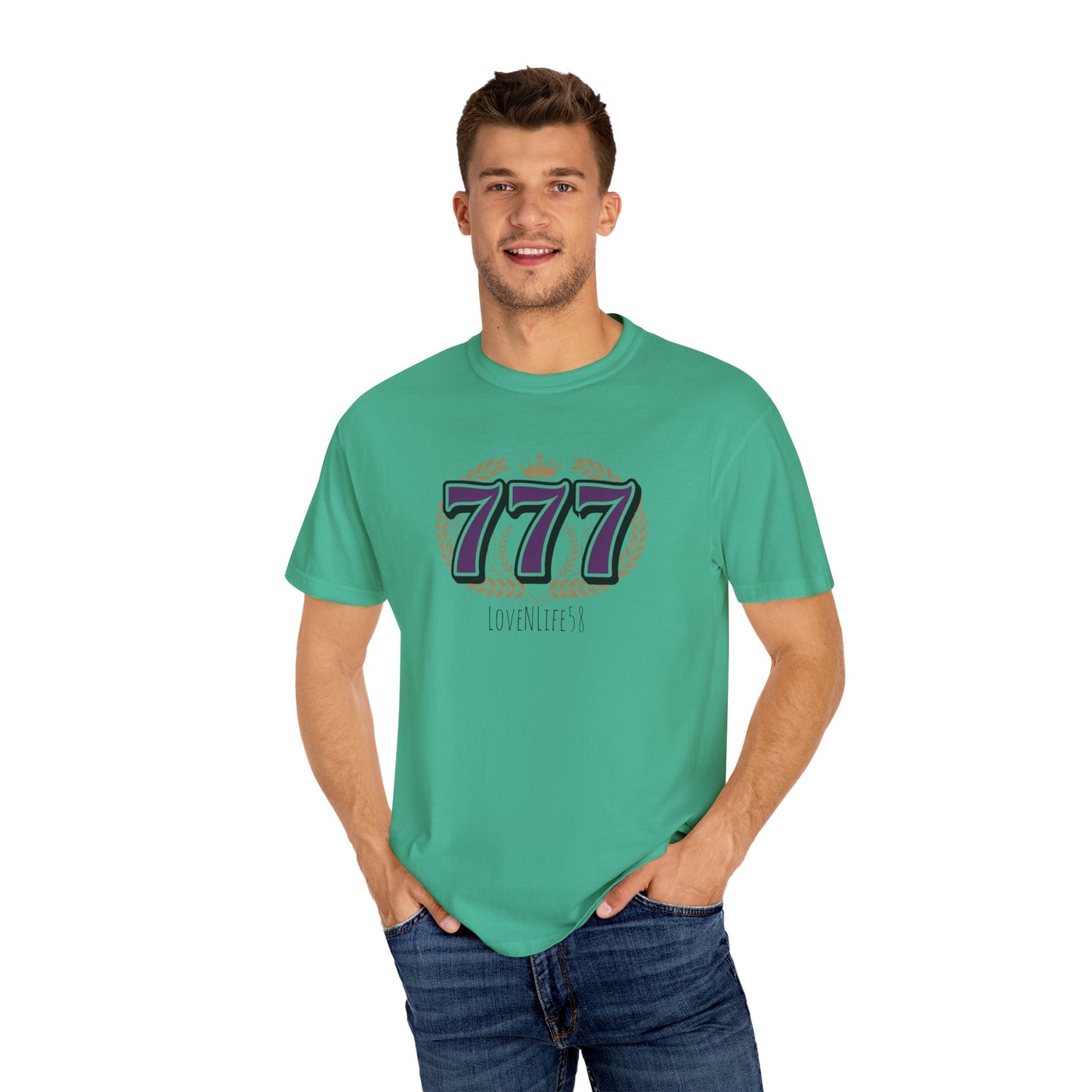 777 Tee - God , Jesus, Holy Spirt , Perfection - Comfort Colors
