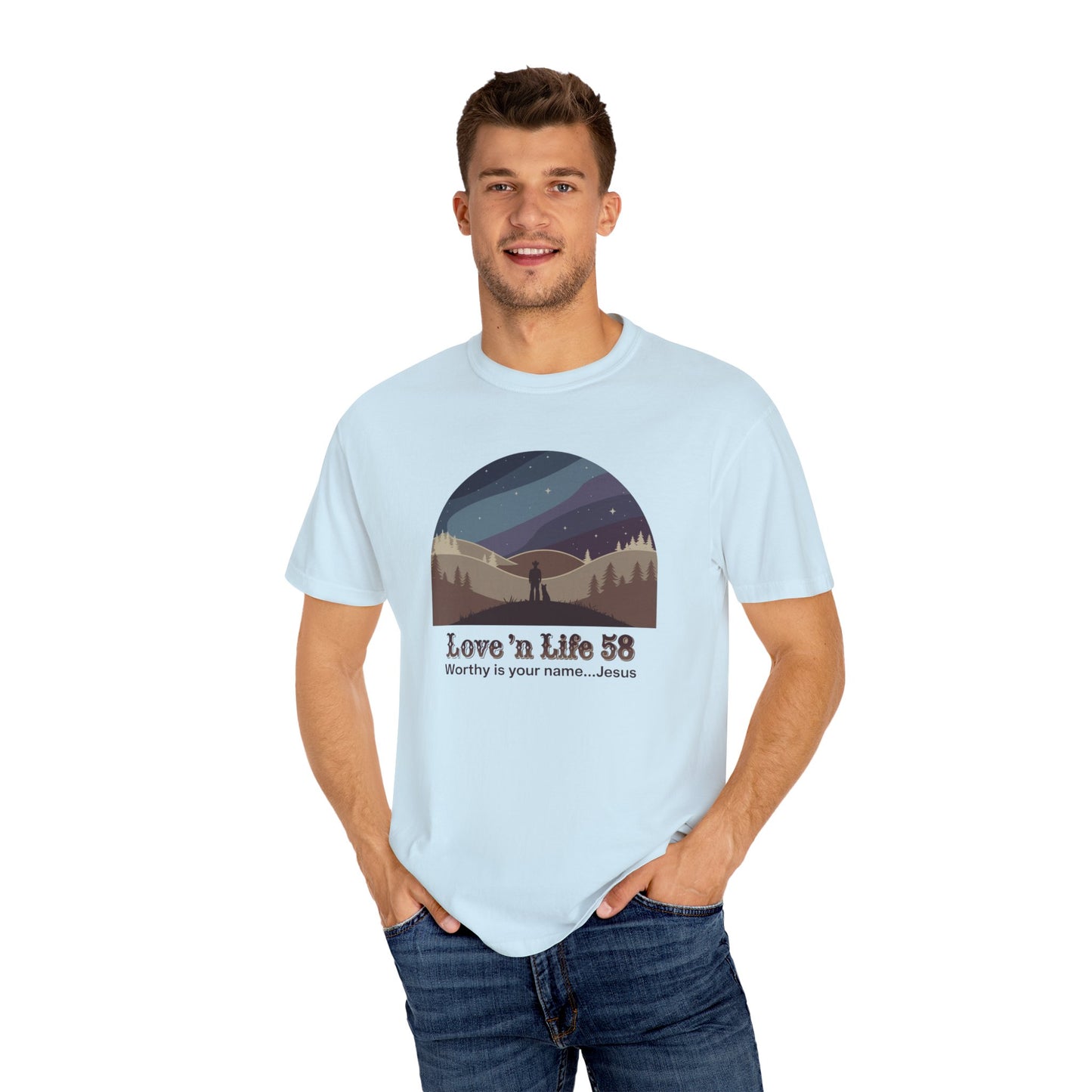 Worthy Is Your Name Jesus Tee - Comfort Colors