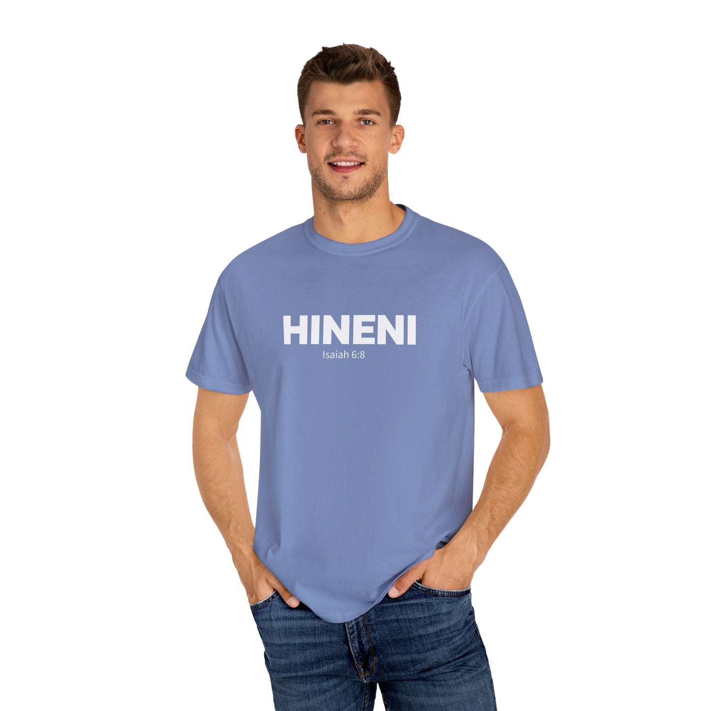 HINENI Isaiah 6:8 Tee - Comfort Colors