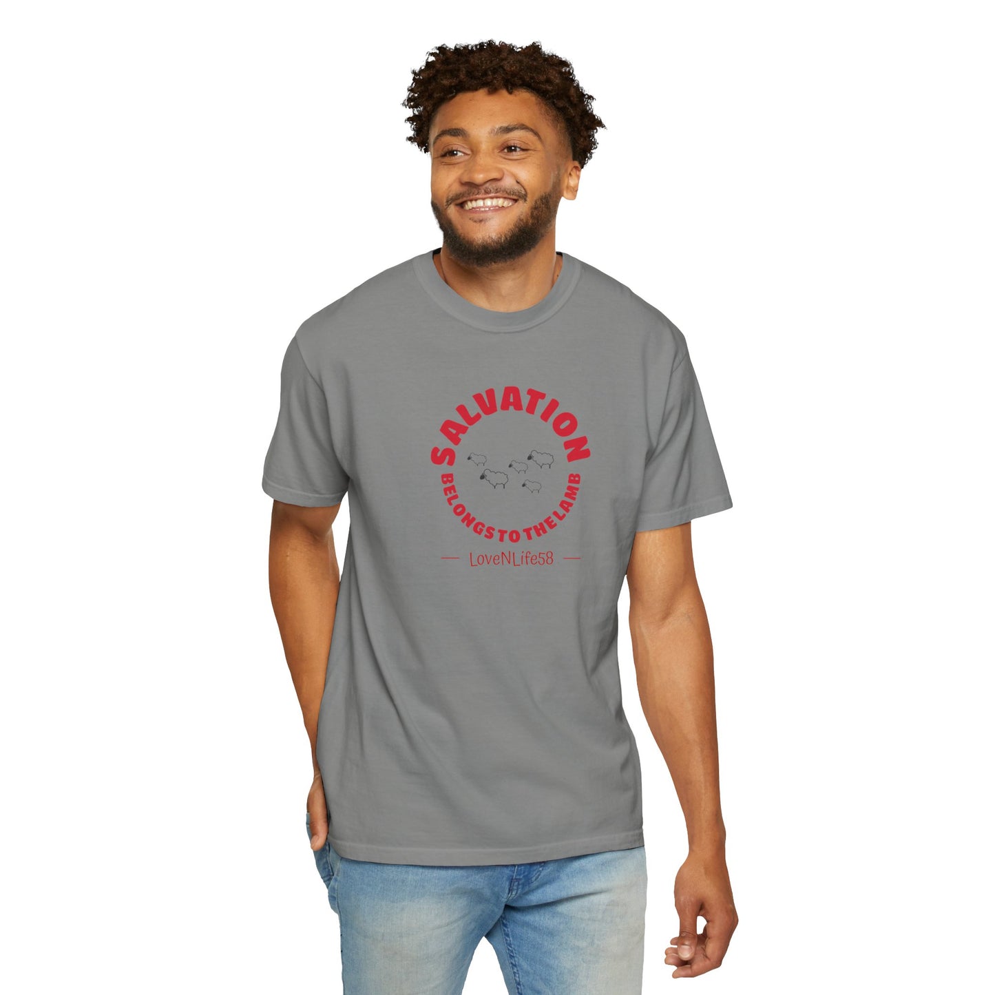 Salvation Belongs to the Lamb - Comfort Colors