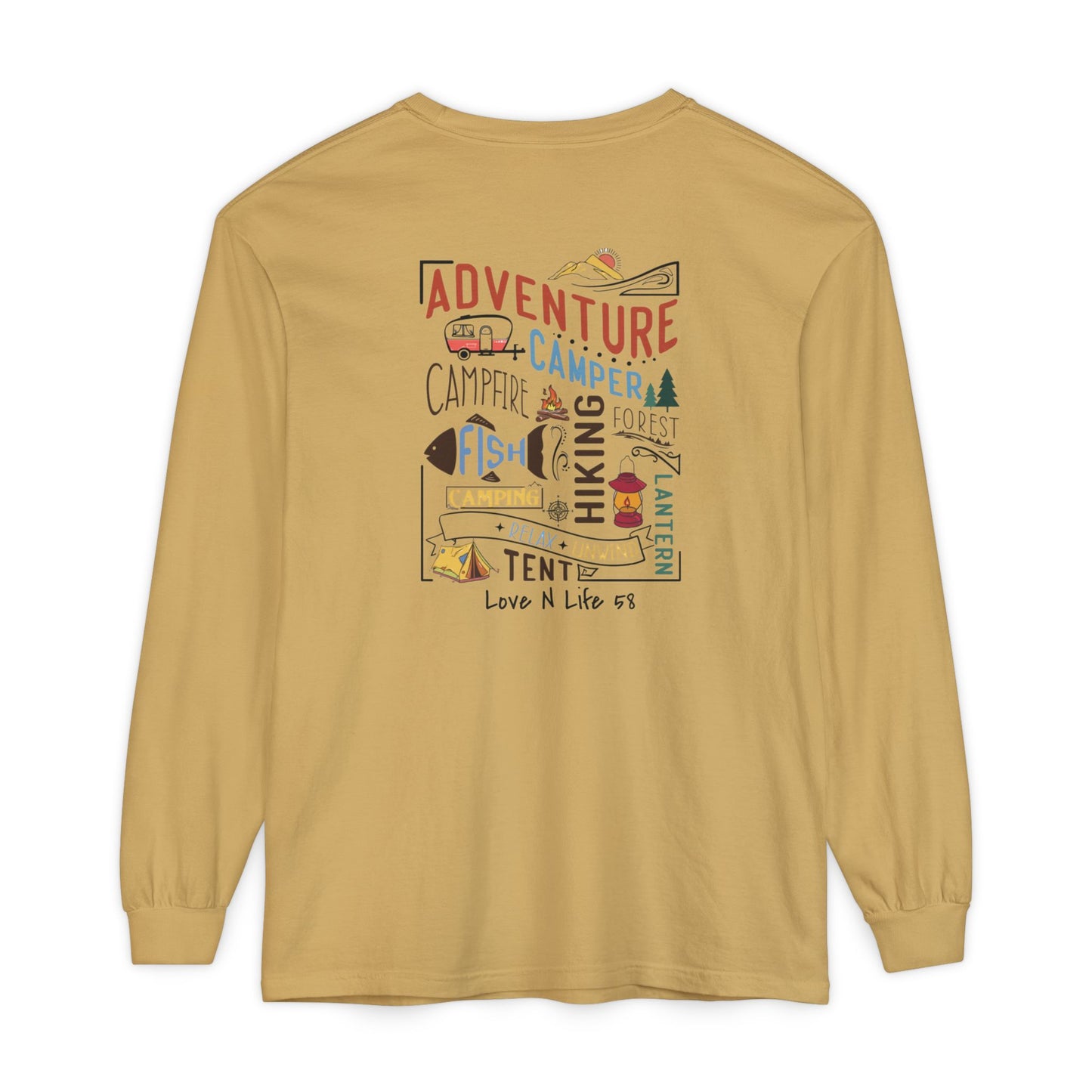 Adventure Awaits Long Sleeve Comfort Colors
