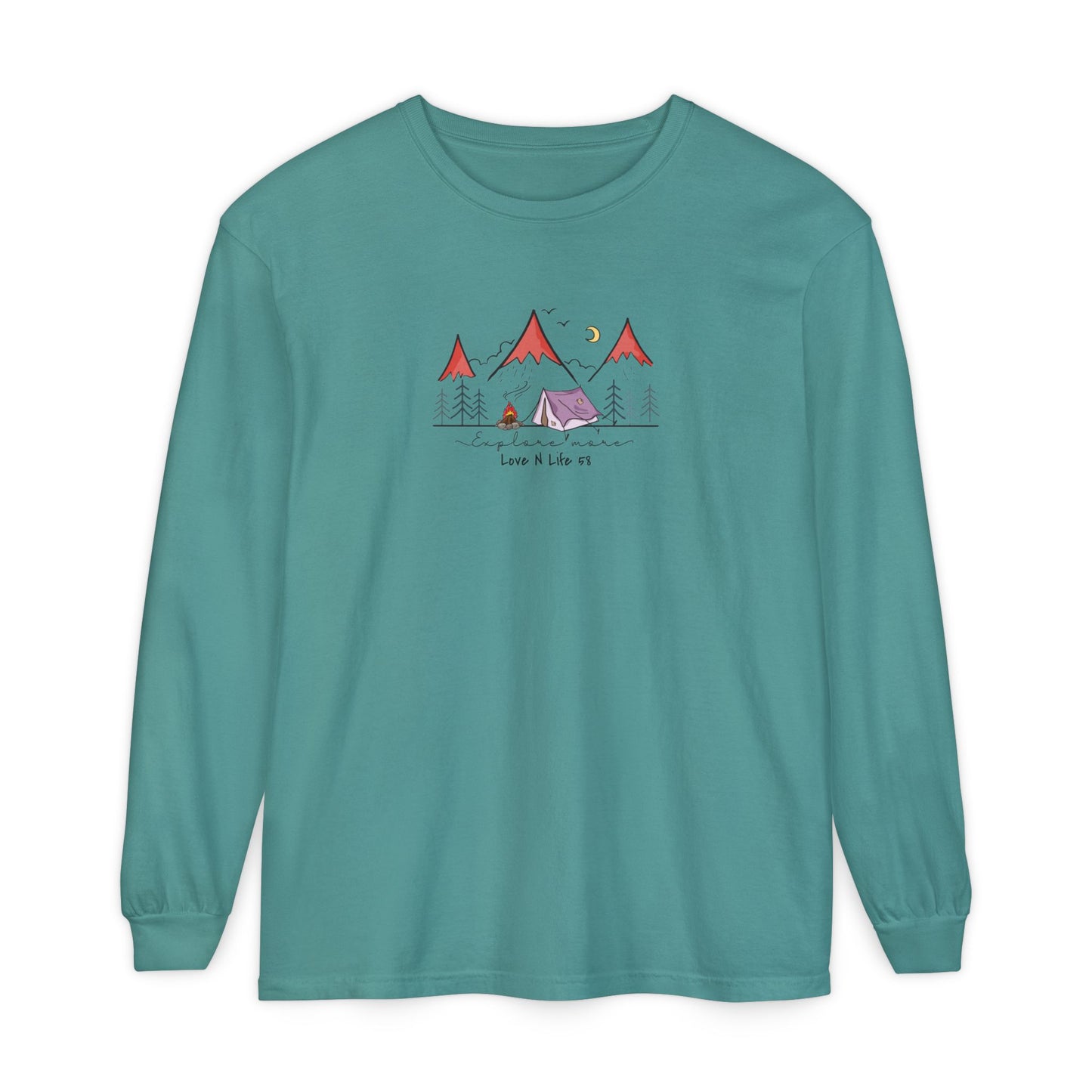 Explore More Tee - Comfort Colors Long Sleeve