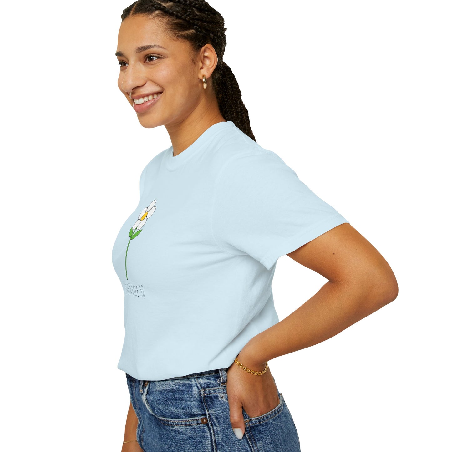 Love N Life Flower Tee - Comfort Colors