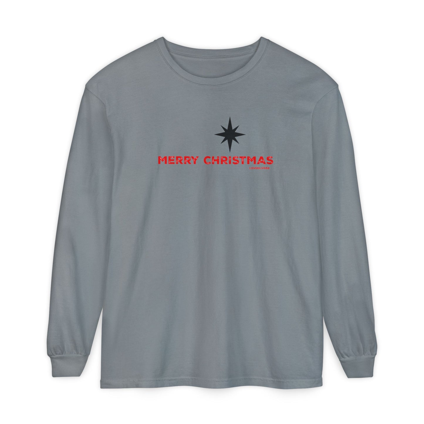 Merry Christmas Long Sleeve - Comfort Colors