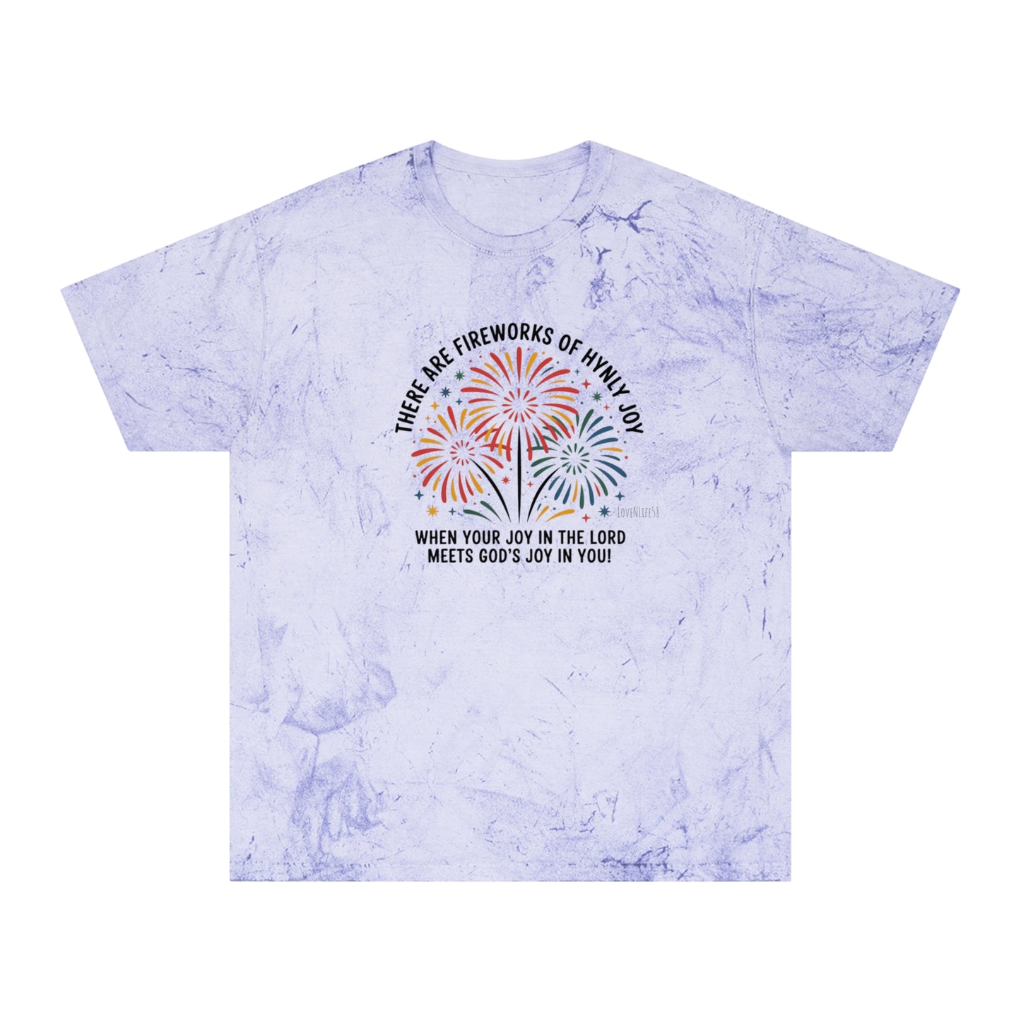 Joyful Fireworks Tee - Comfort Colors