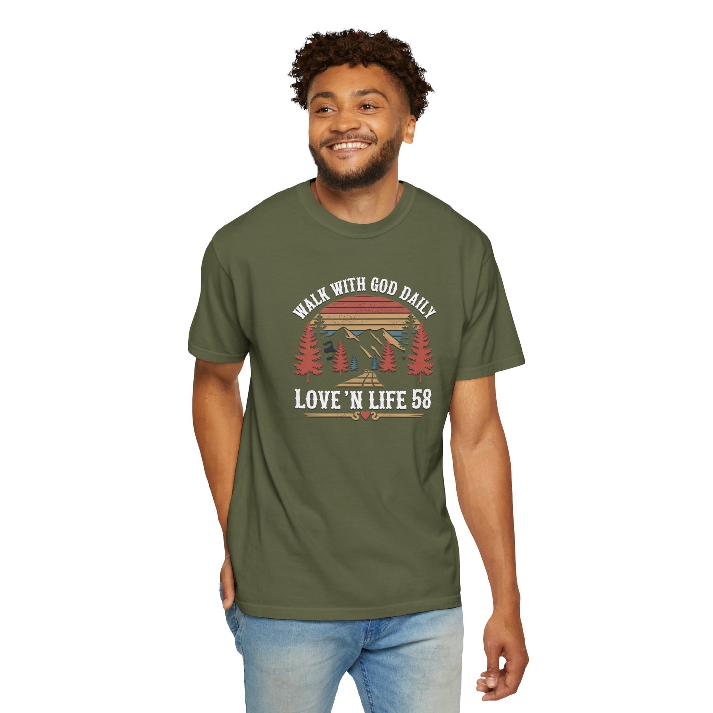 Walk With God Daily Tee - Comfort Colors