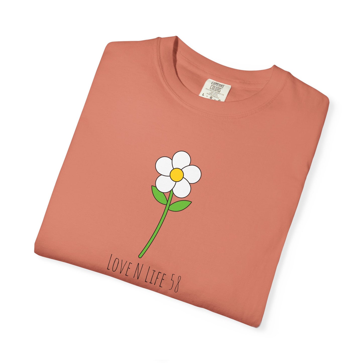Love N Life Flower Tee - Comfort Colors