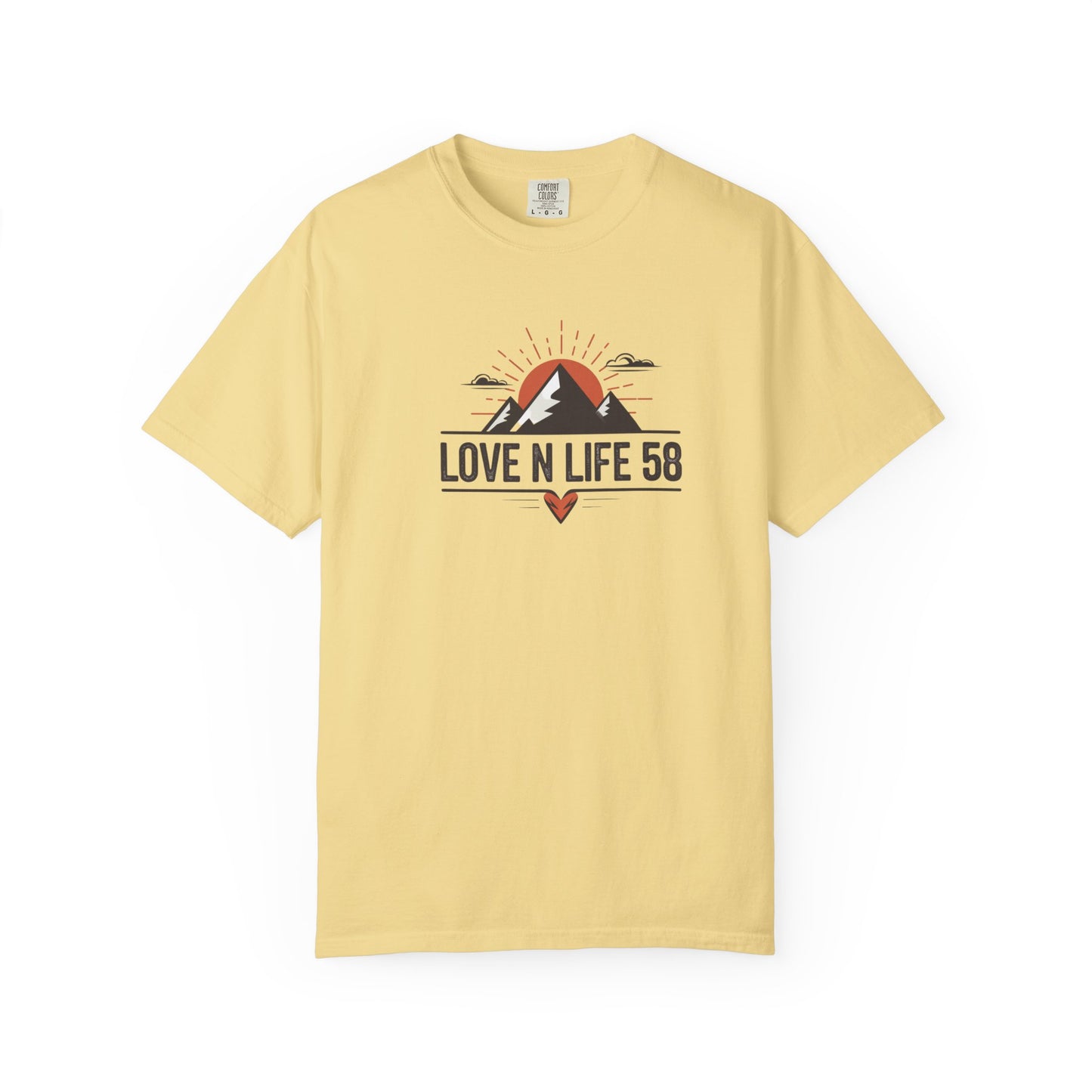 Mountain Adventure Love N Life58 Tee - Comfort Colors