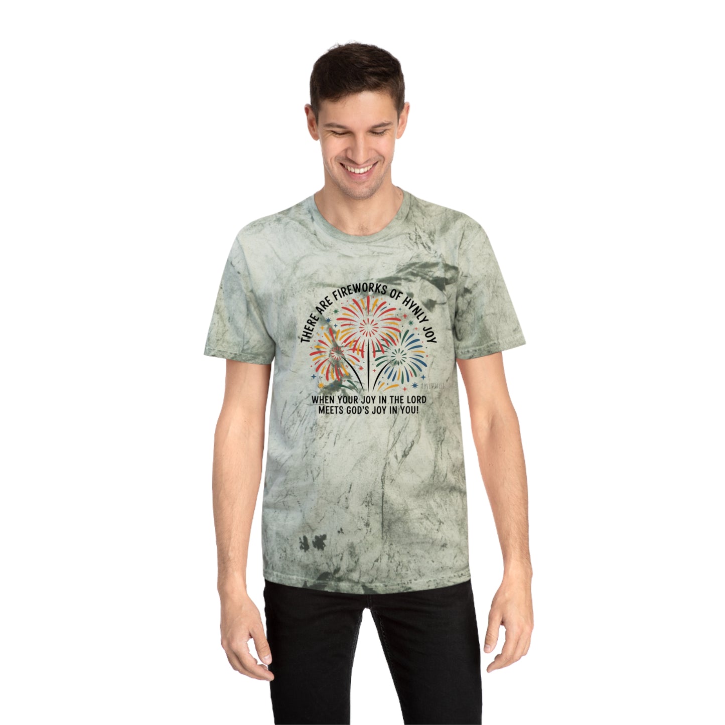 Joyful Fireworks Tee - Comfort Colors