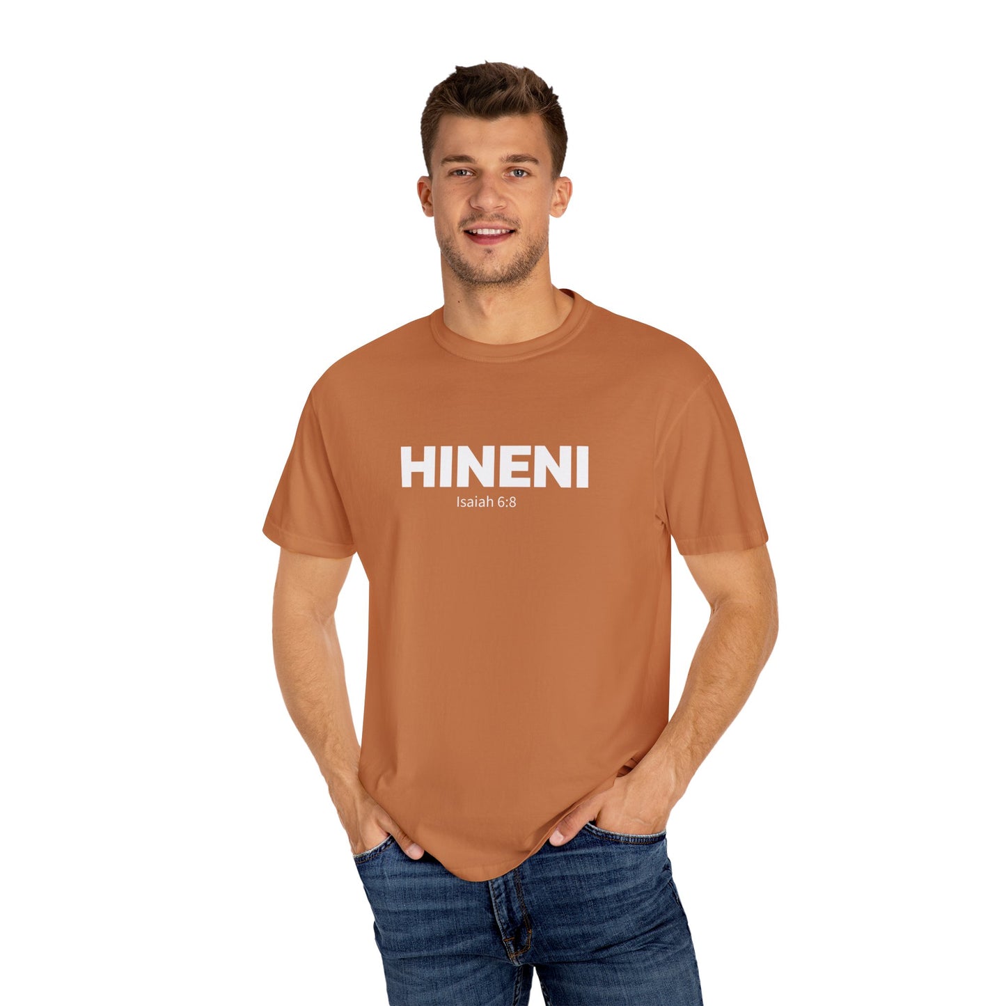 HINENI Isaiah 6:8 Tee - Comfort Colors